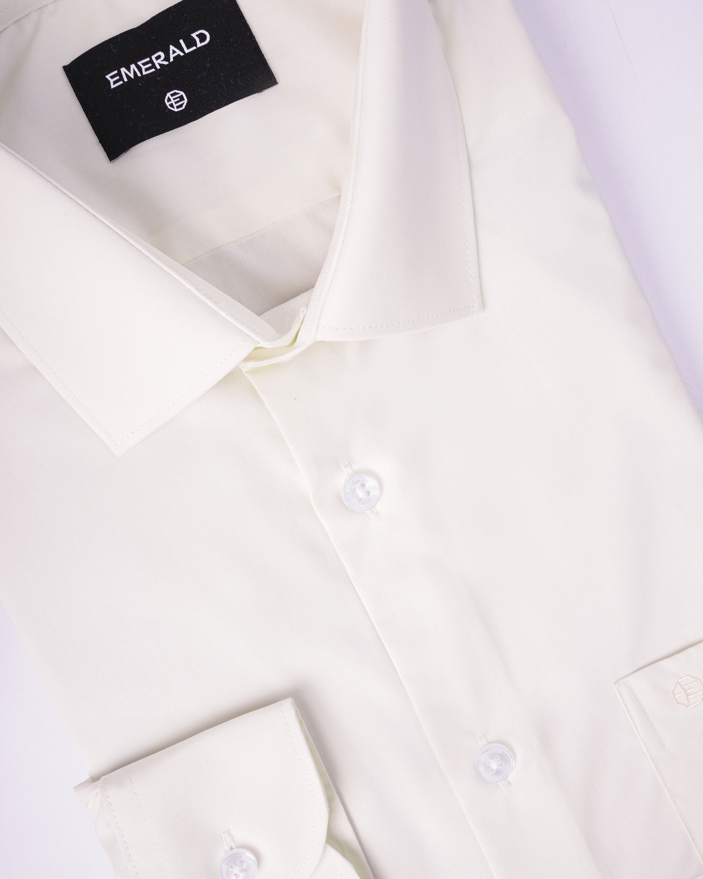 Emerald Formal Plain Slim Fit - Silver Brich