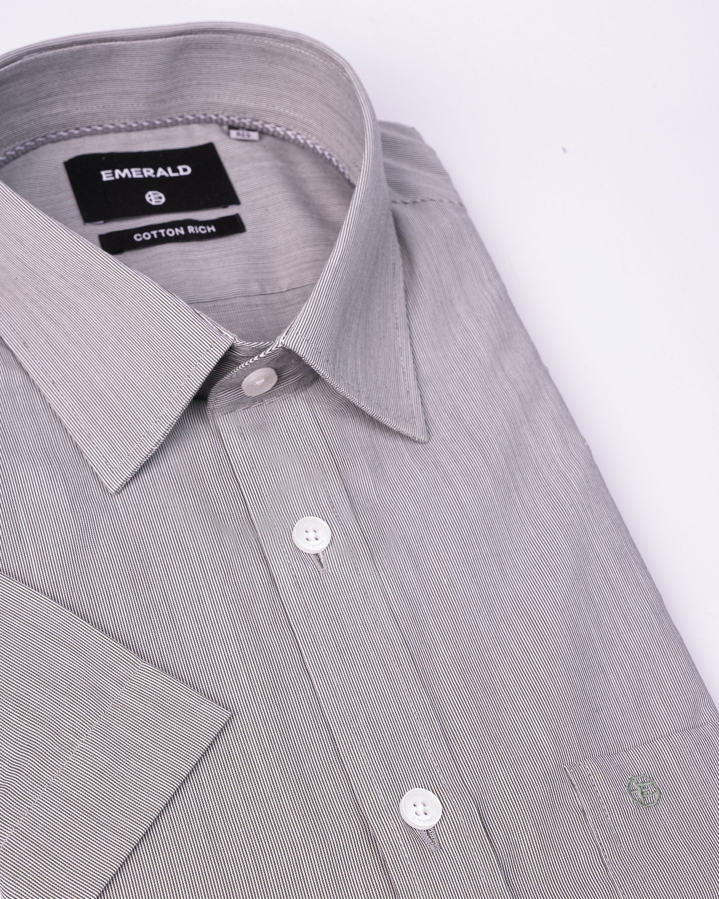 Emerald Corporate Pique Dobby Regular Fit - Midnight