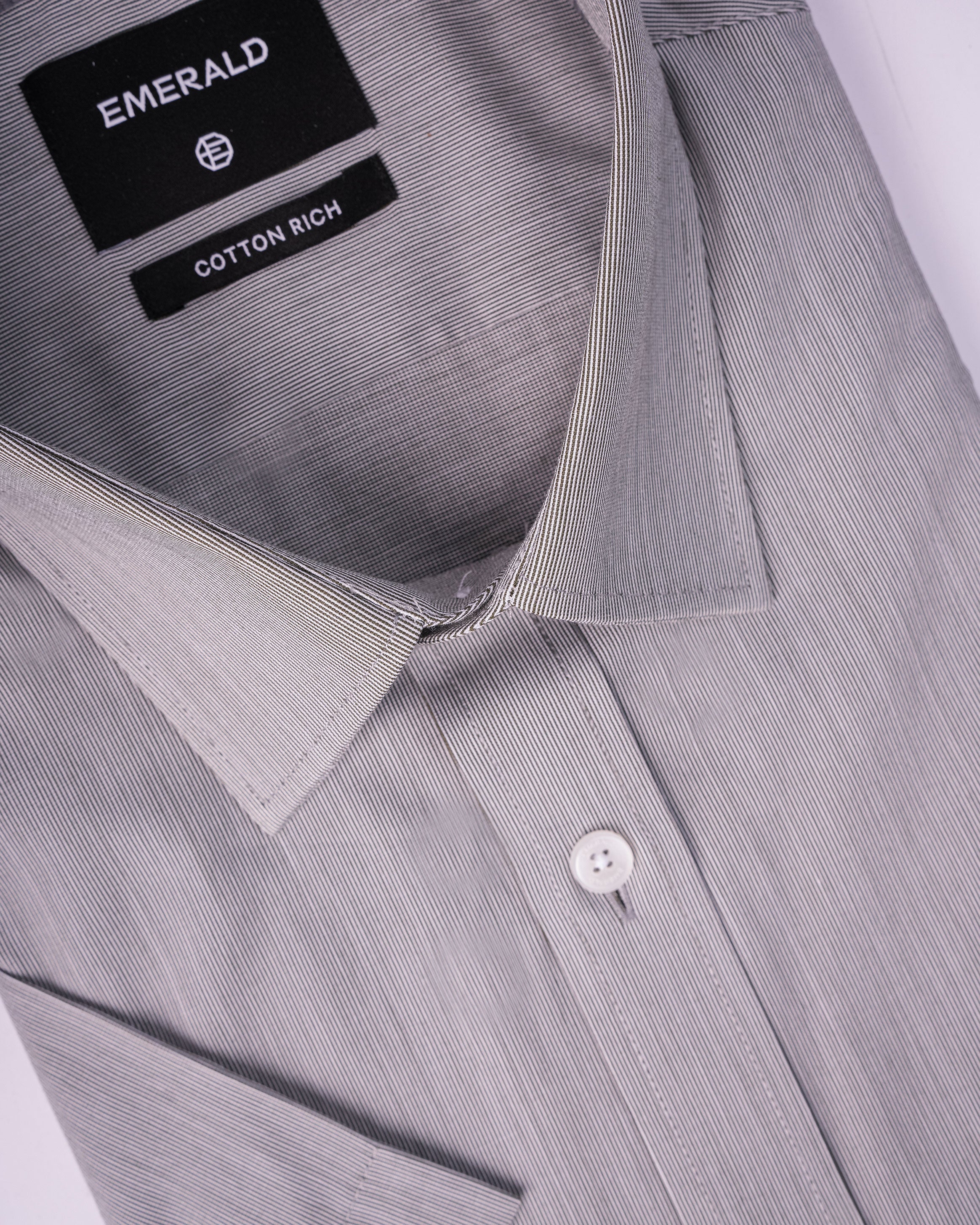Emerald Corporate Pique Dobby Regular Fit - Midnight