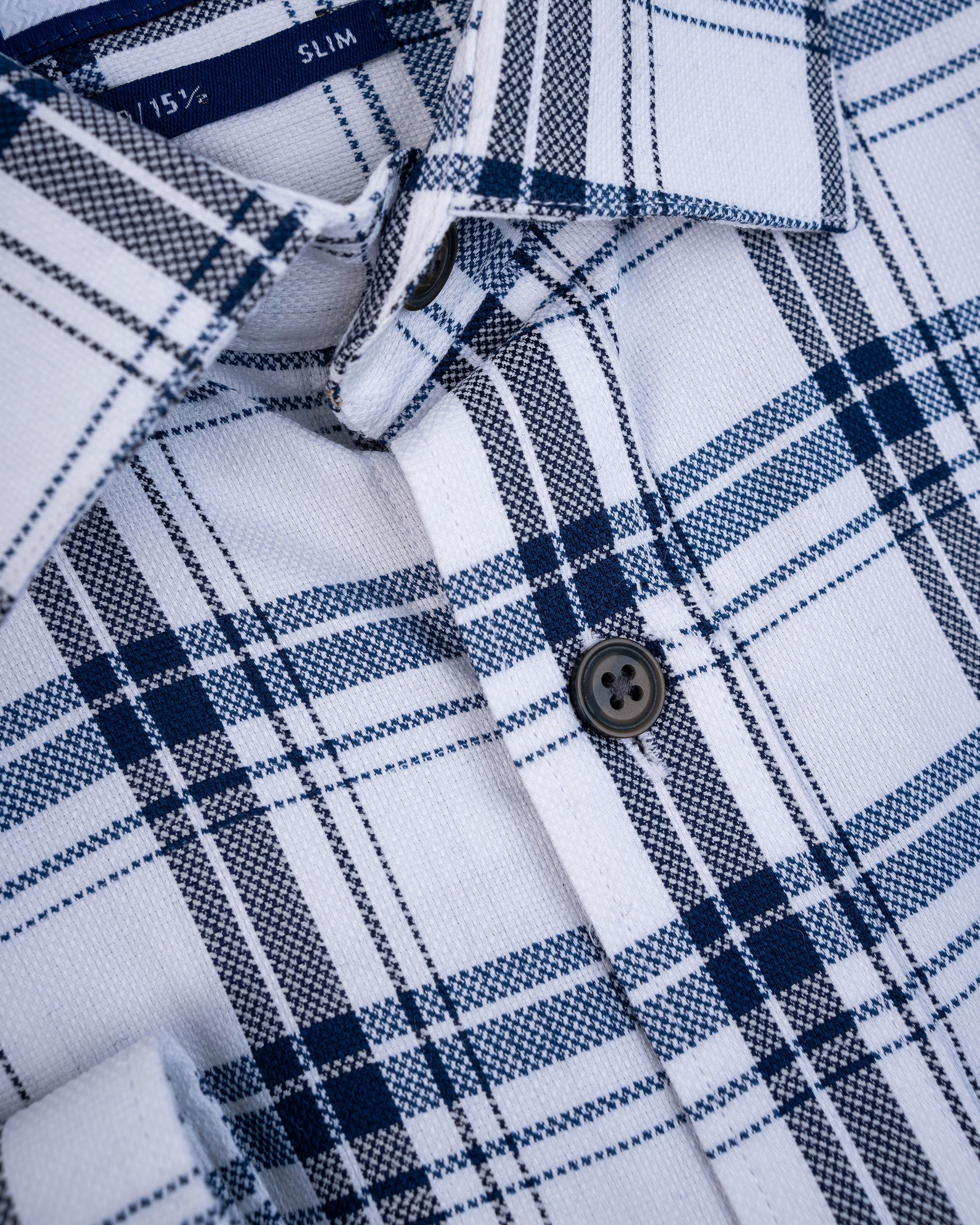 Emerald Active Checks Slim Fit-Jet Set