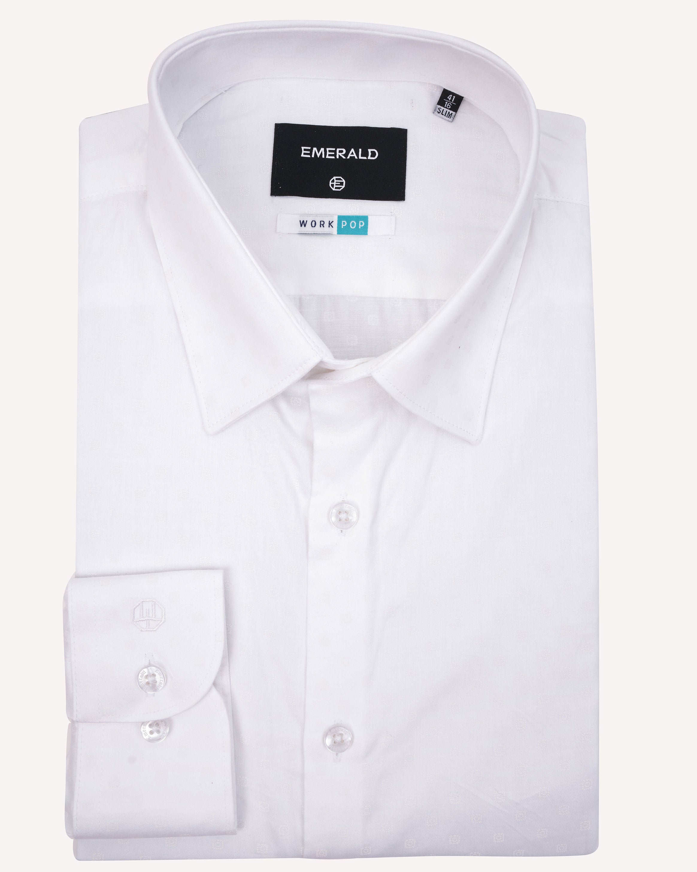 Emerald Formal Printed Slim Fit-Vapous Grey