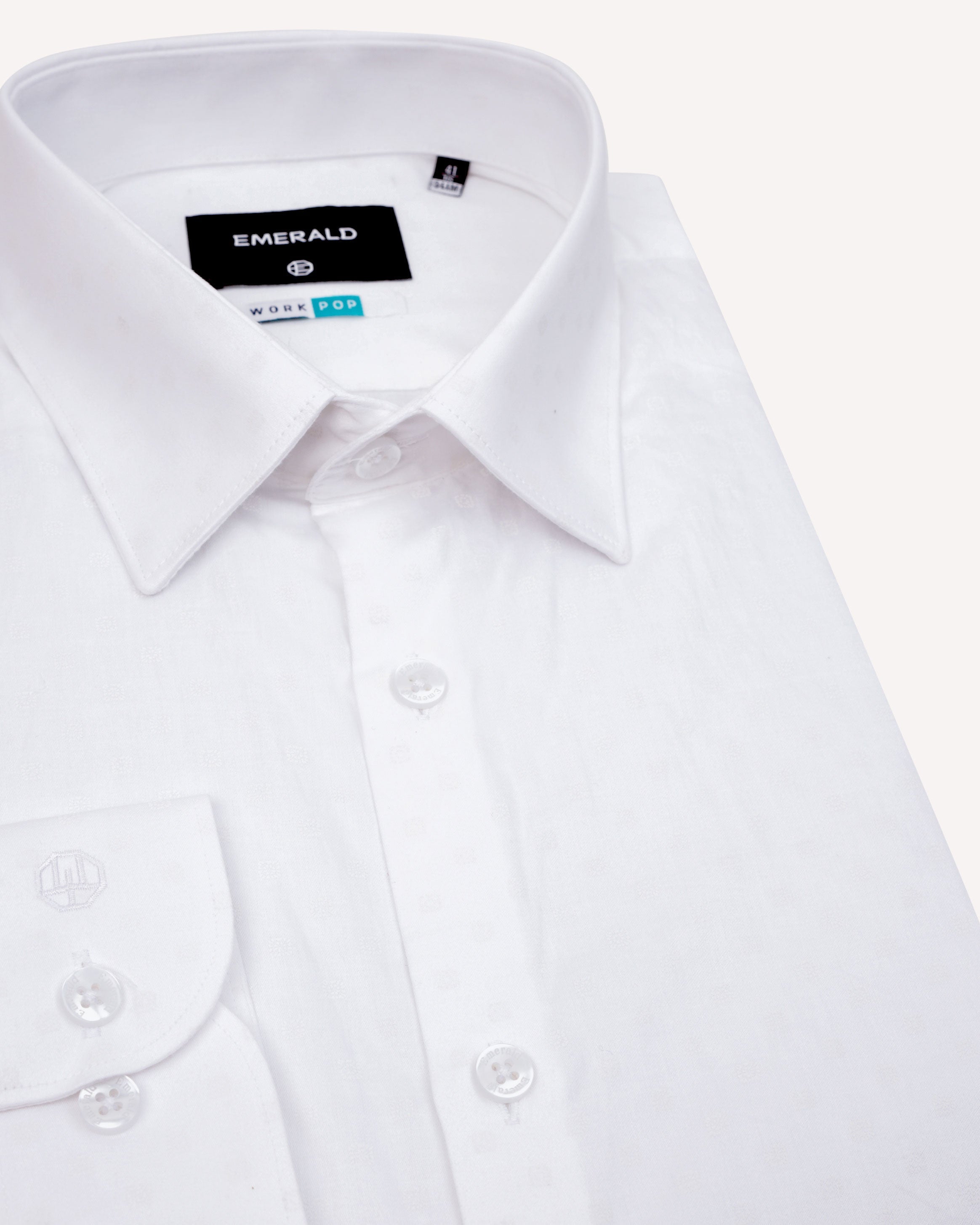 Emerald Formal Printed Slim Fit-Vapous Grey