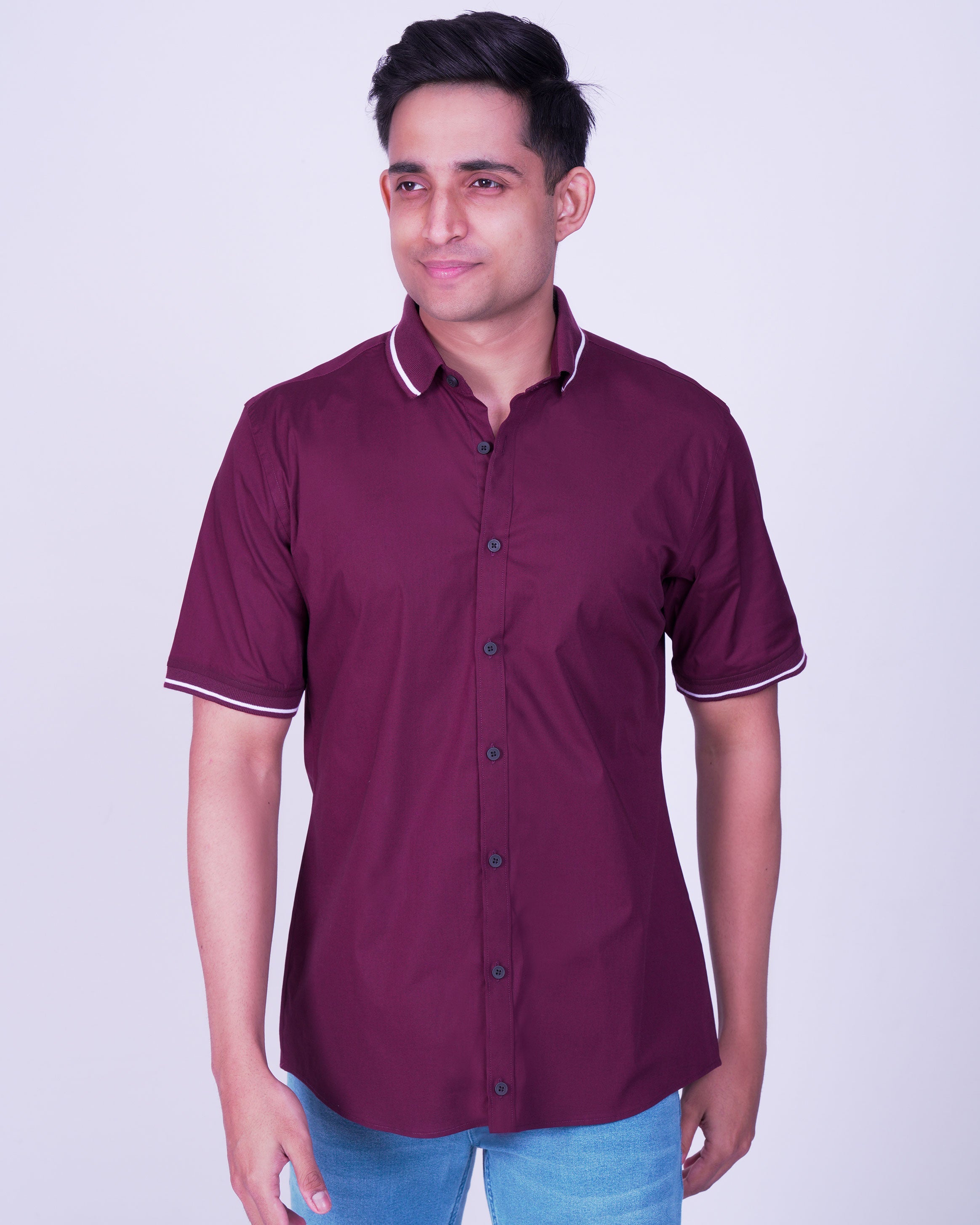 Emerald Polo Shirt Slim Fit-Windsor Wine