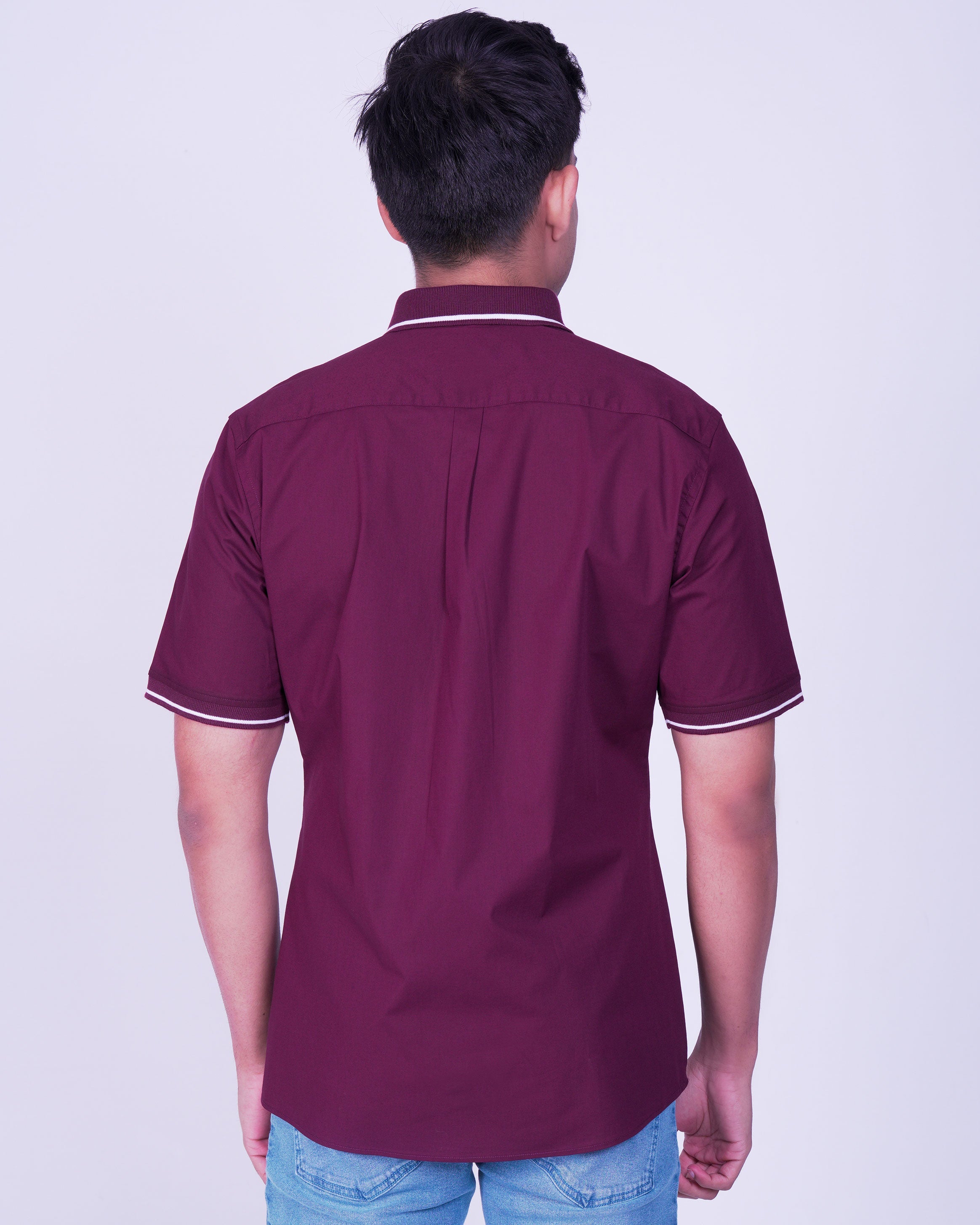 Emerald Polo Shirt Slim Fit-Windsor Wine