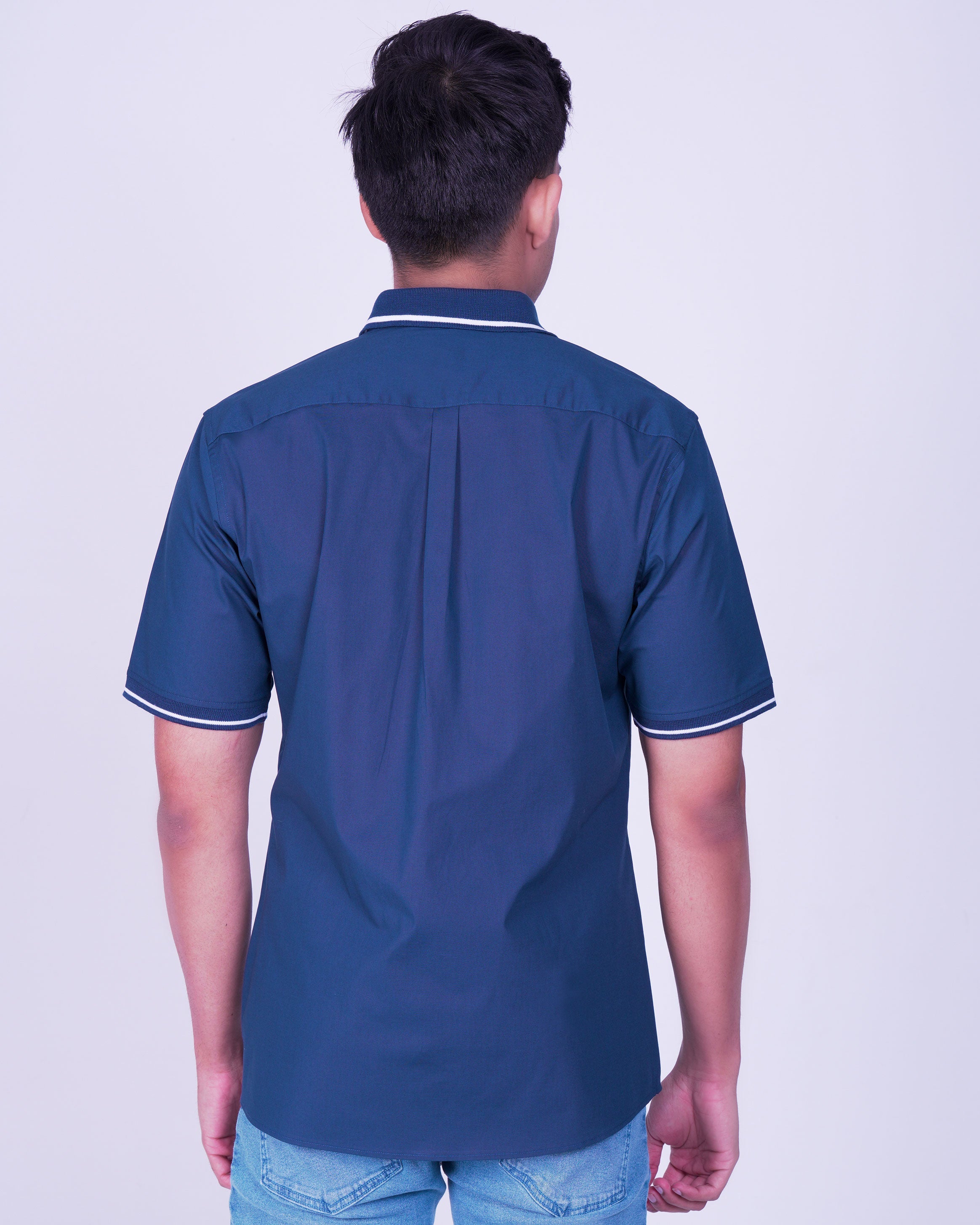 Emerald Polo Shirt Slim Fit-Midnight