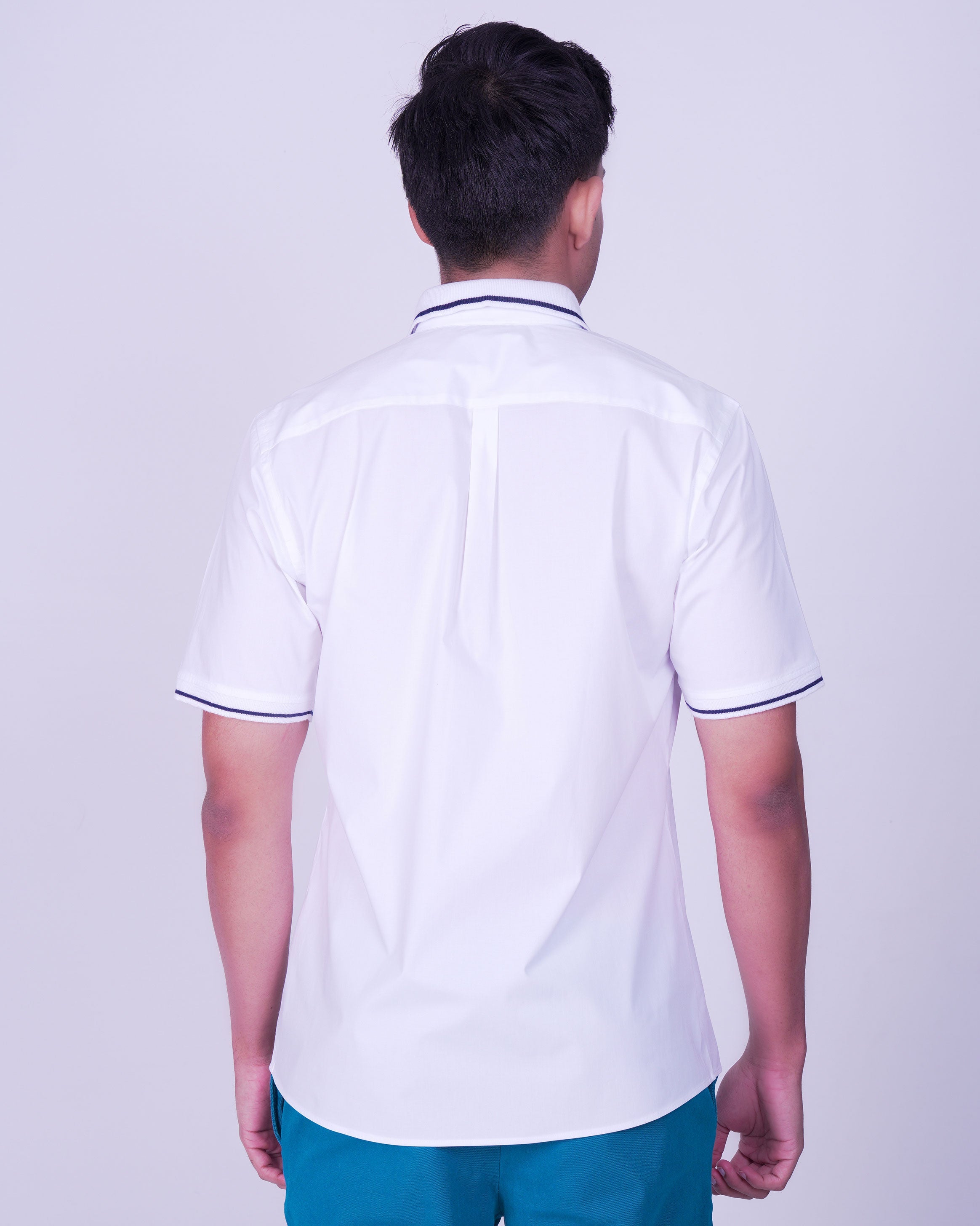 Emerald Polo Shirt Slim Fit-Snow White