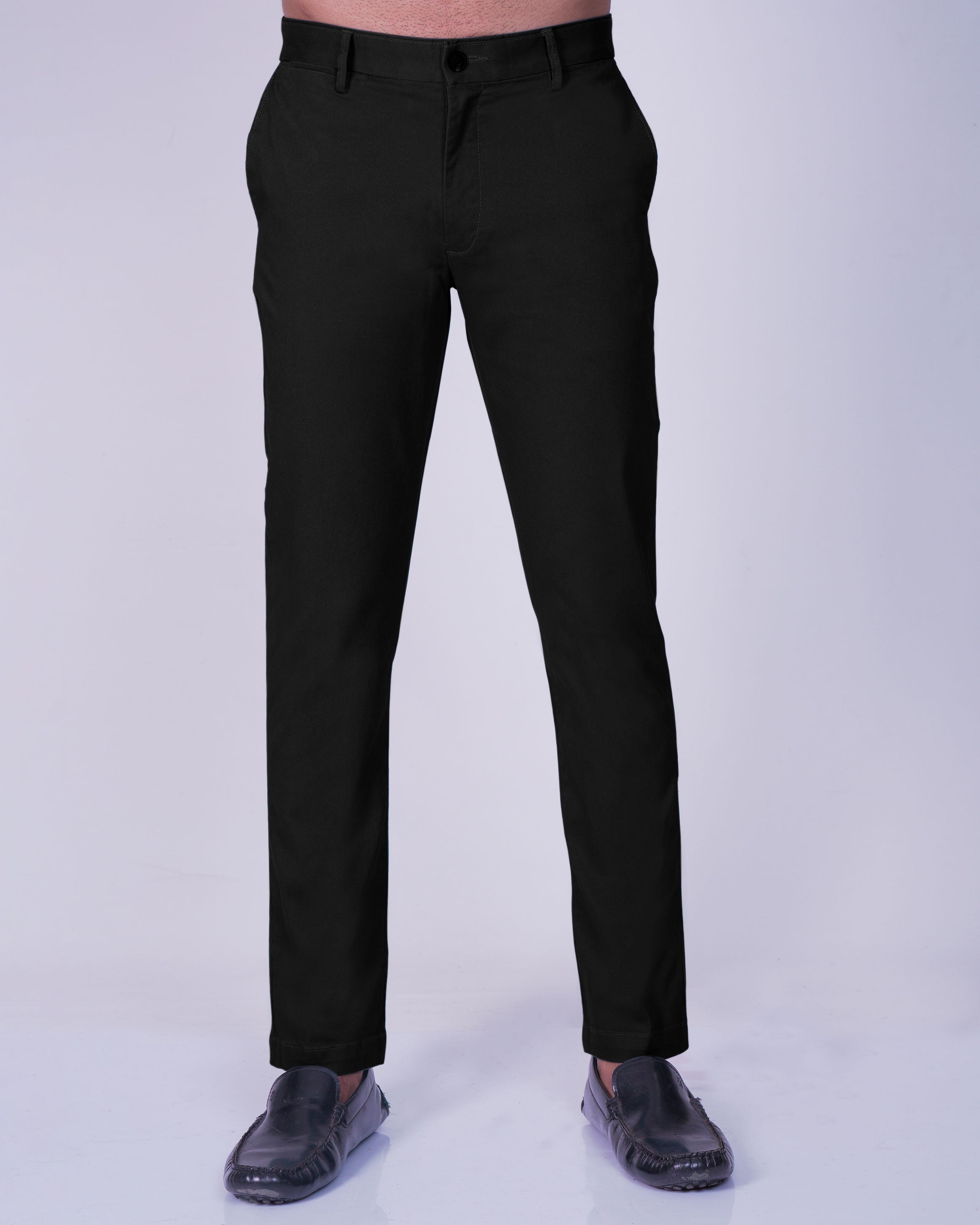 Emerald Chino Z Plain Slim Fit-Moonless Night