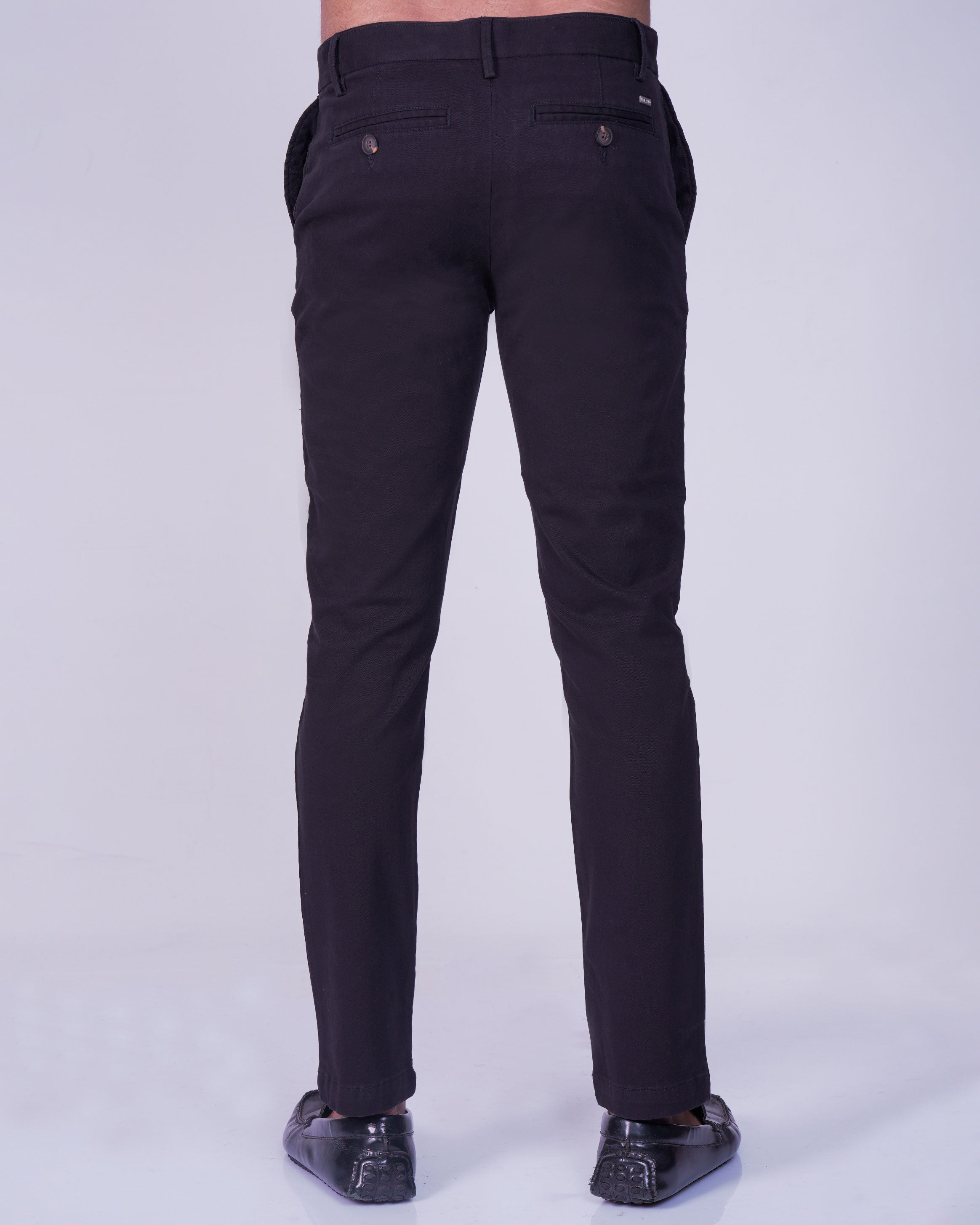 Emerald Chino Z Plain Slim Fit-Black Inck