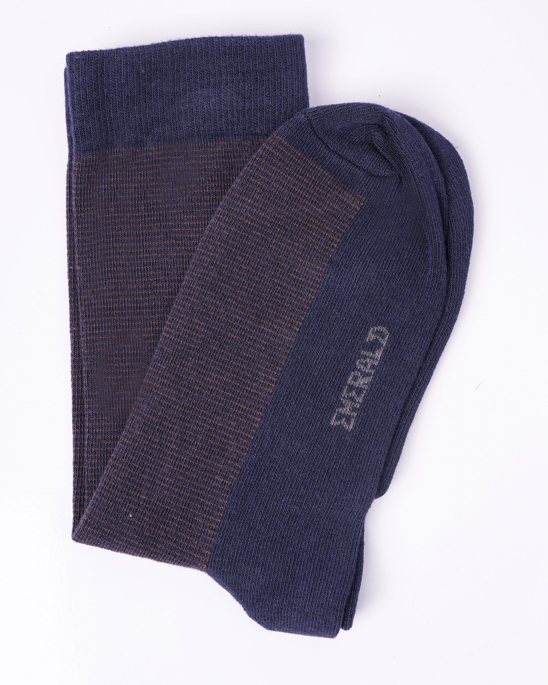 Emerald Socks - Navy Stripe