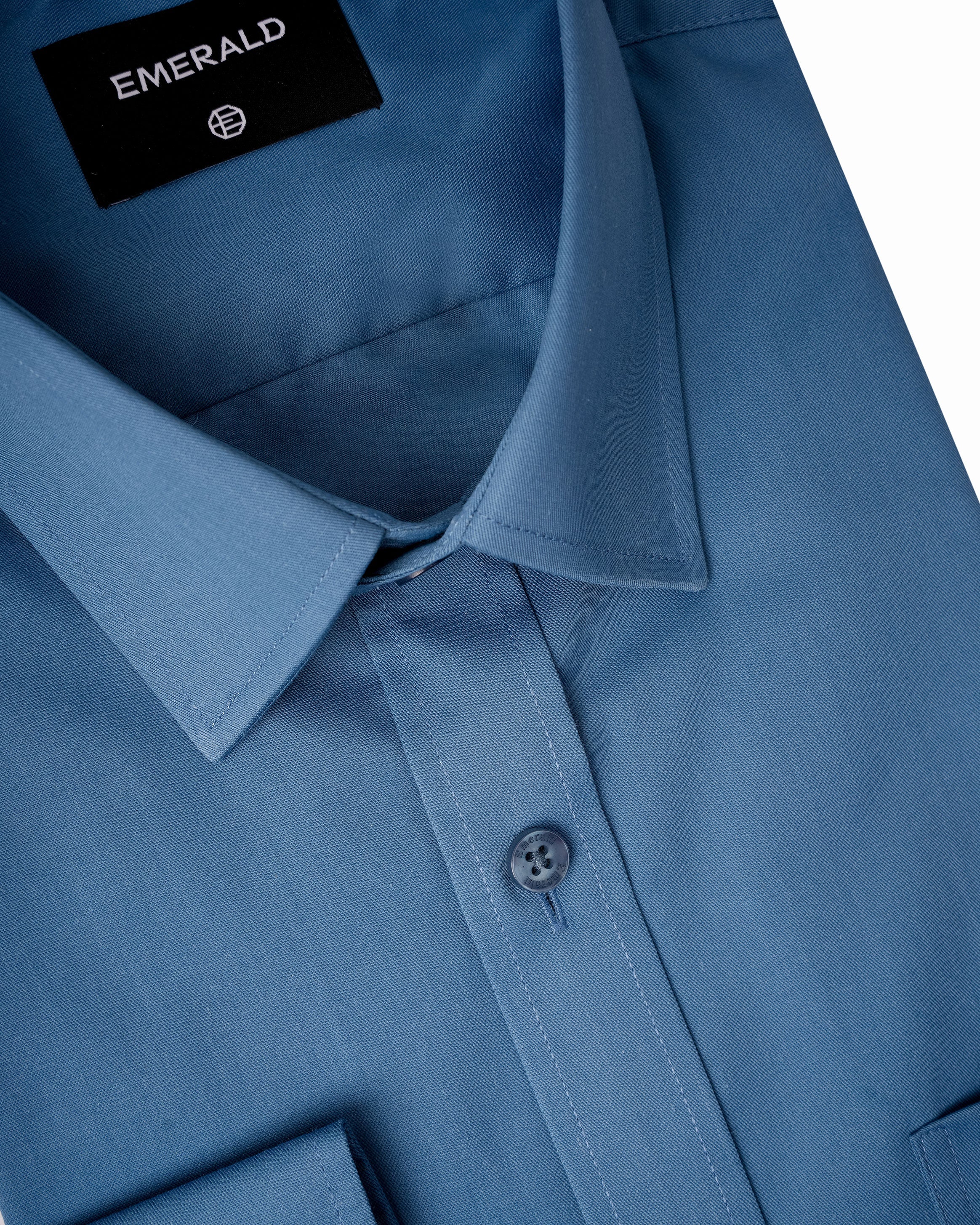 Emerald Formal Plain Regular Fit - Blue Heaven