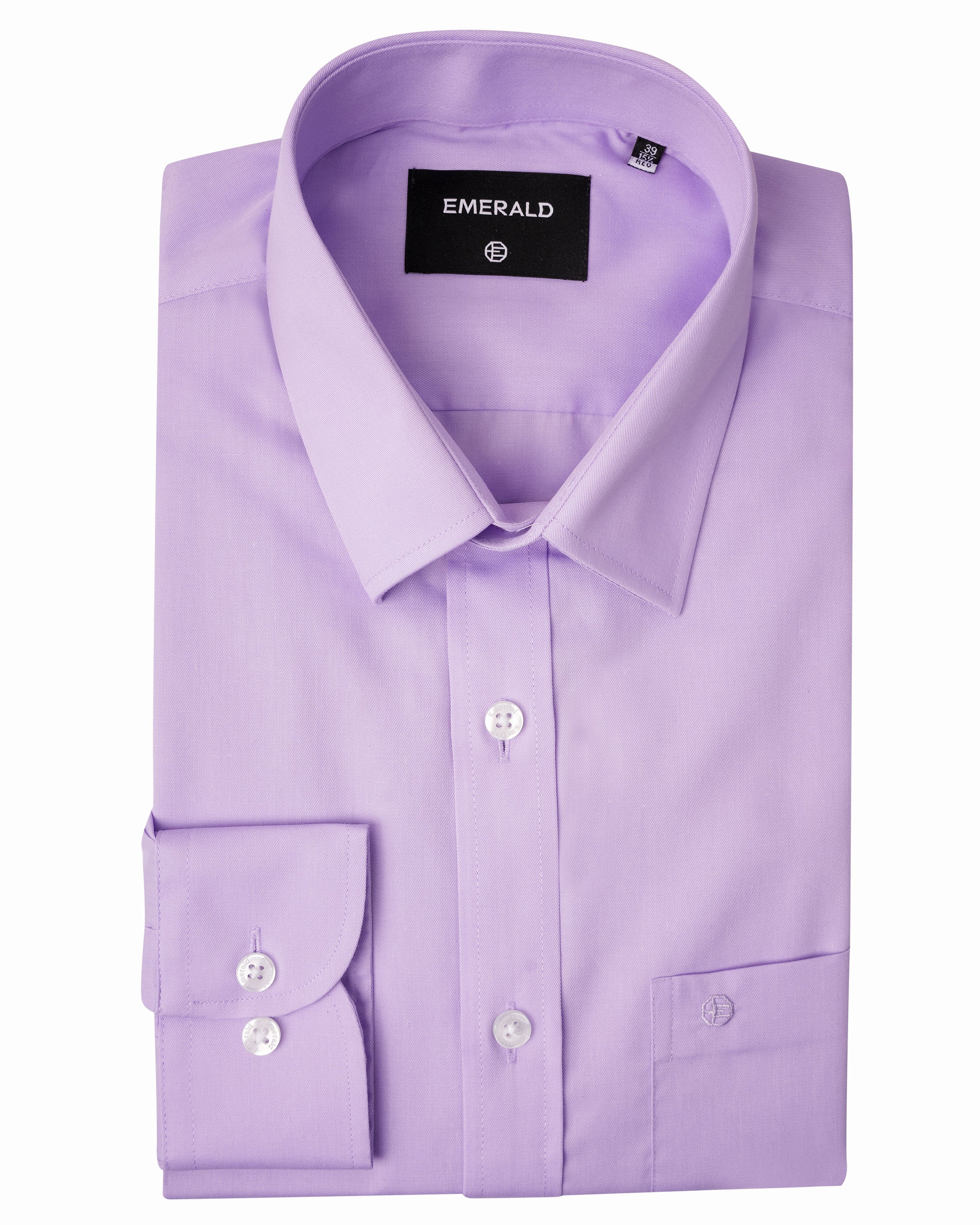 Emerald Formal Plain Regular Fit - Lavender
