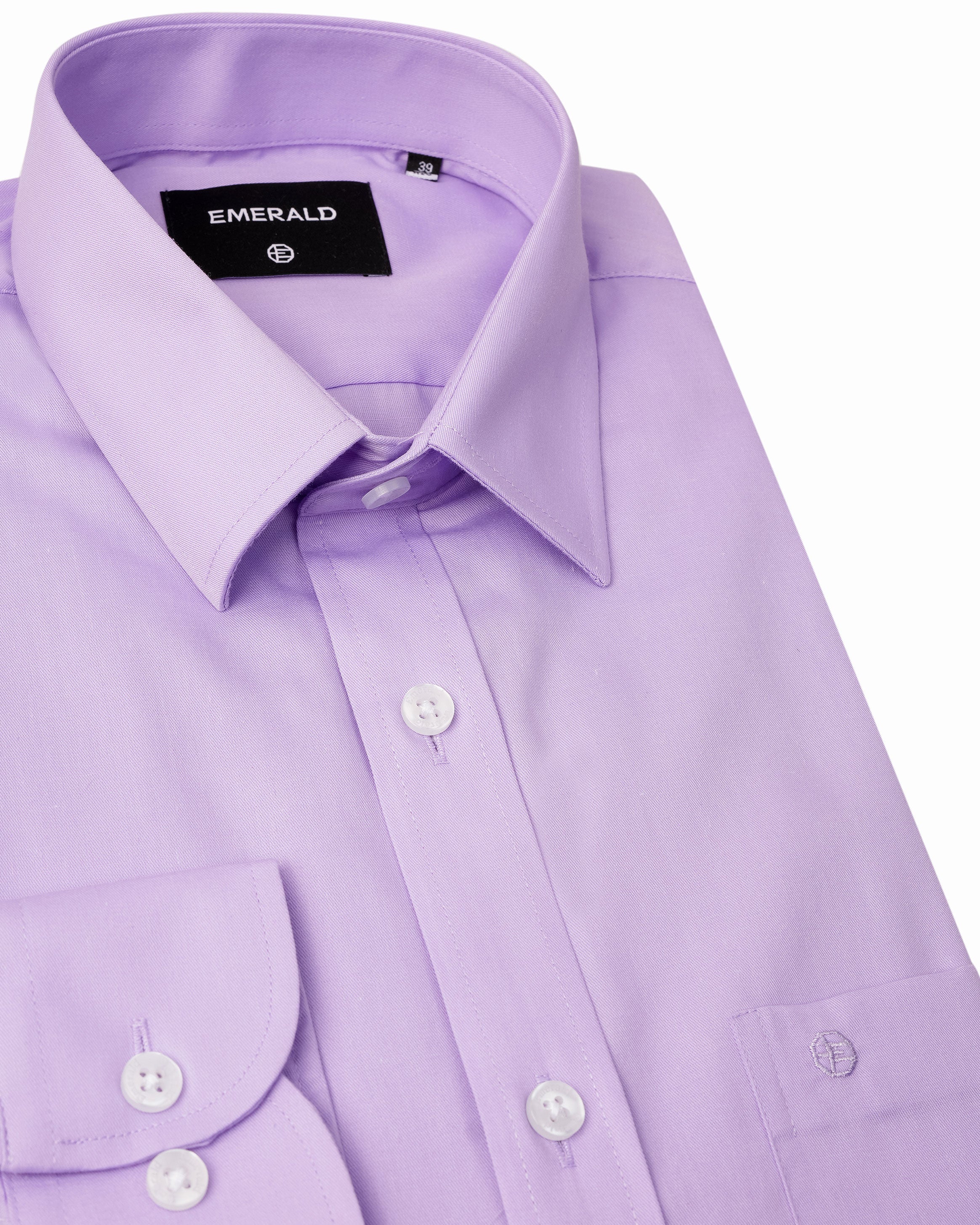 Emerald Formal Plain Regular Fit - Lavender