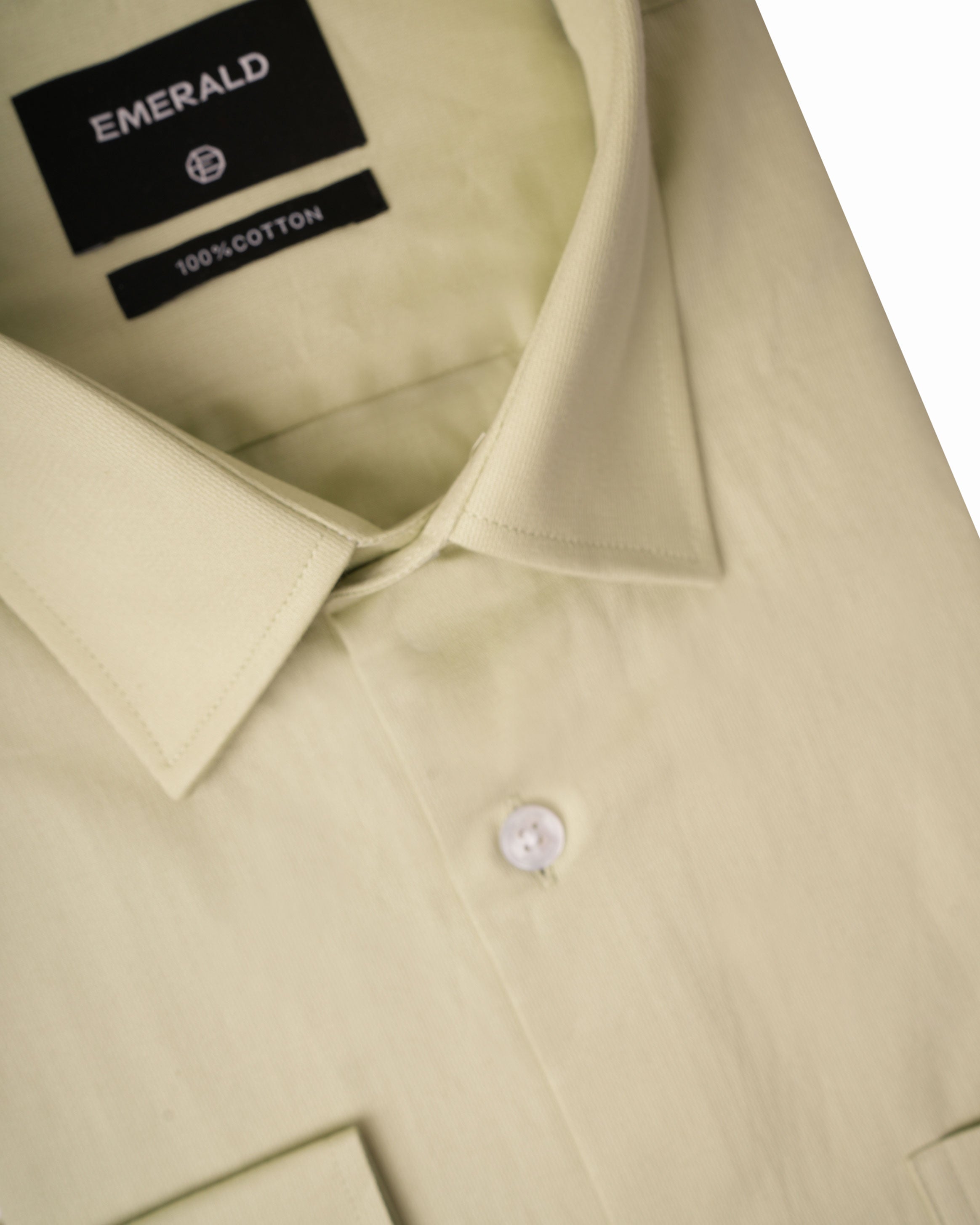 Emerald Evening Plain Regular Fit - Tuff Green