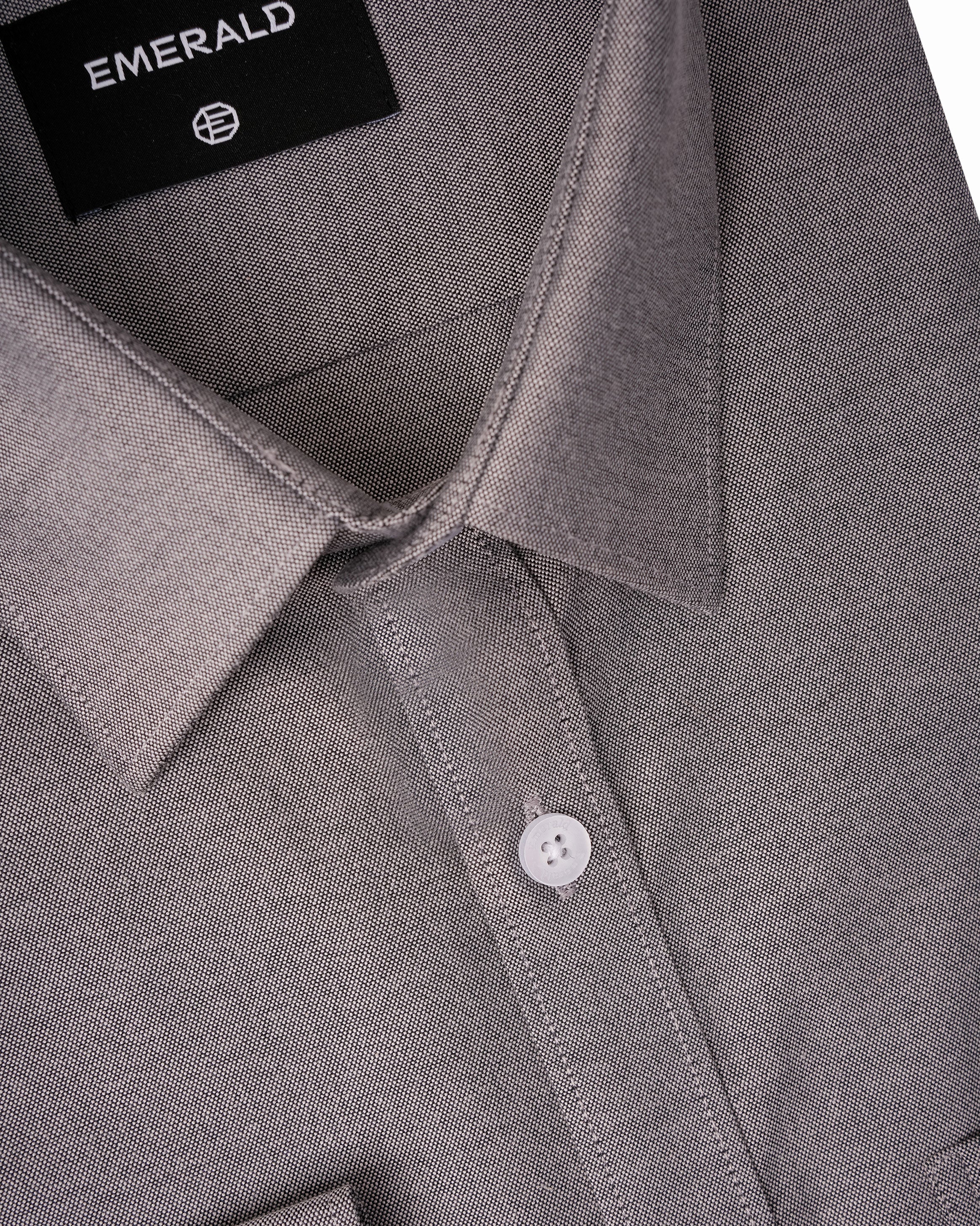 Emerald Formal Plain Slim Fit - Castor Grey