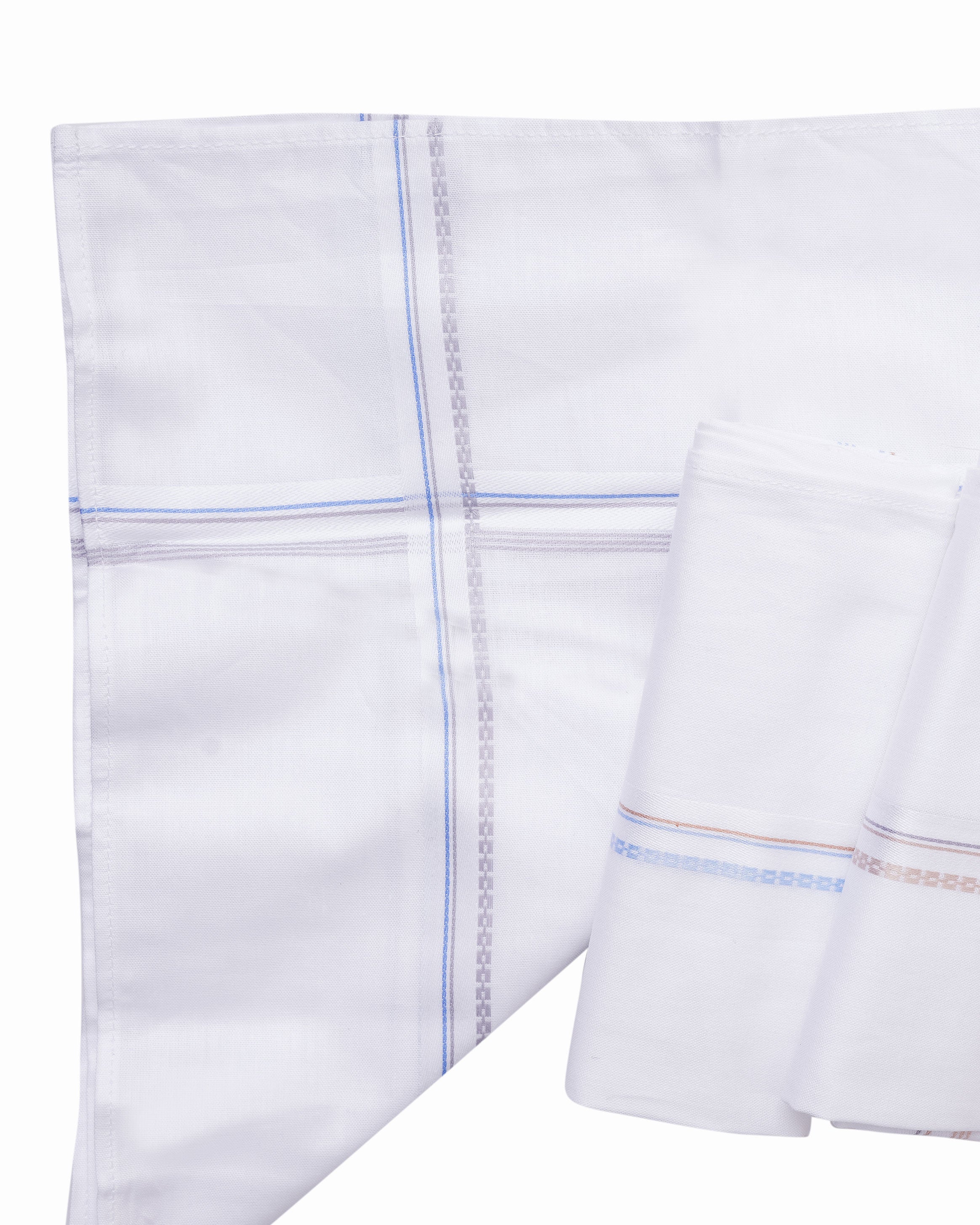 Emerald Handkerchieves - White 3pcs