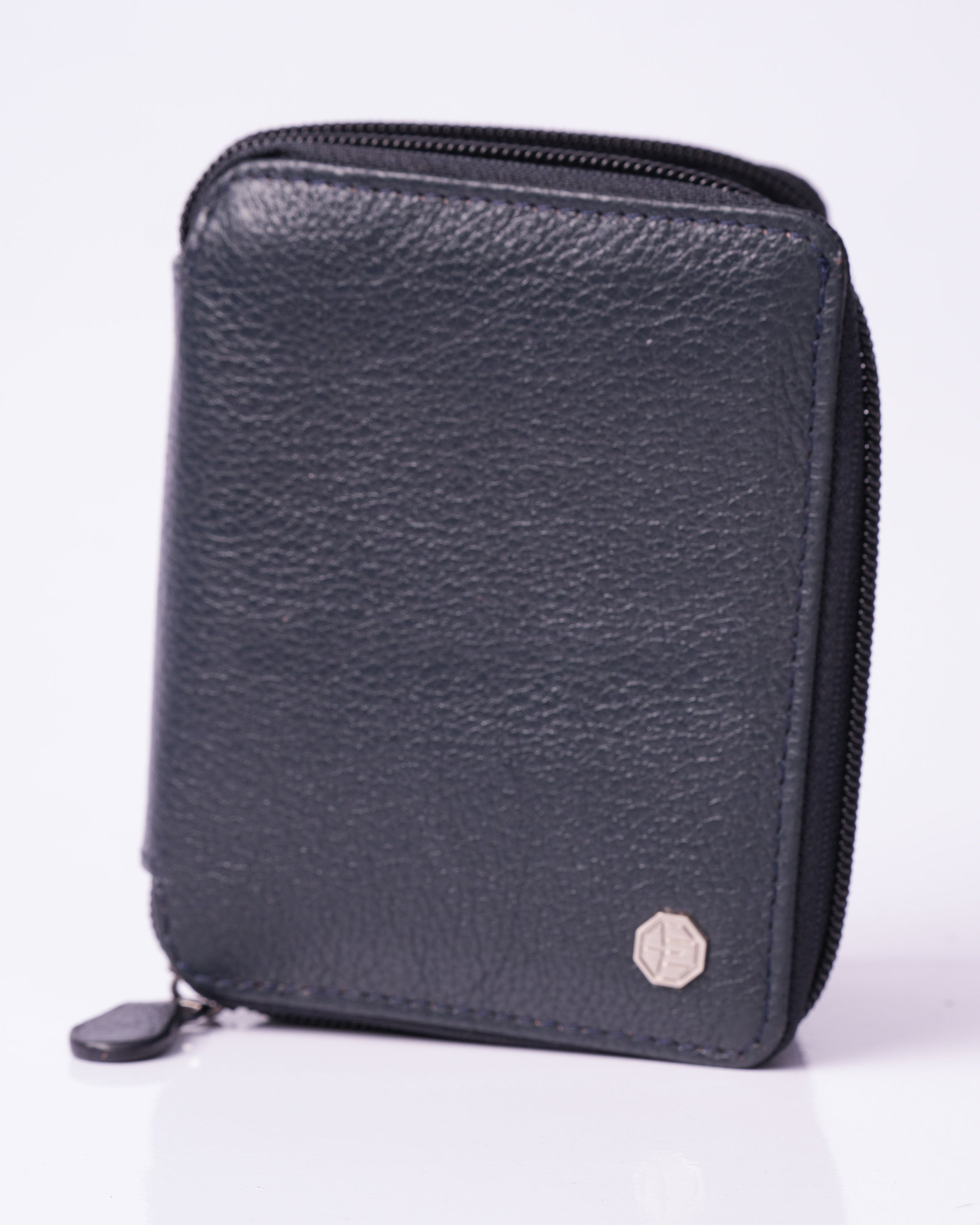 Emerald BI-Fold Wallet Zipper-Blue