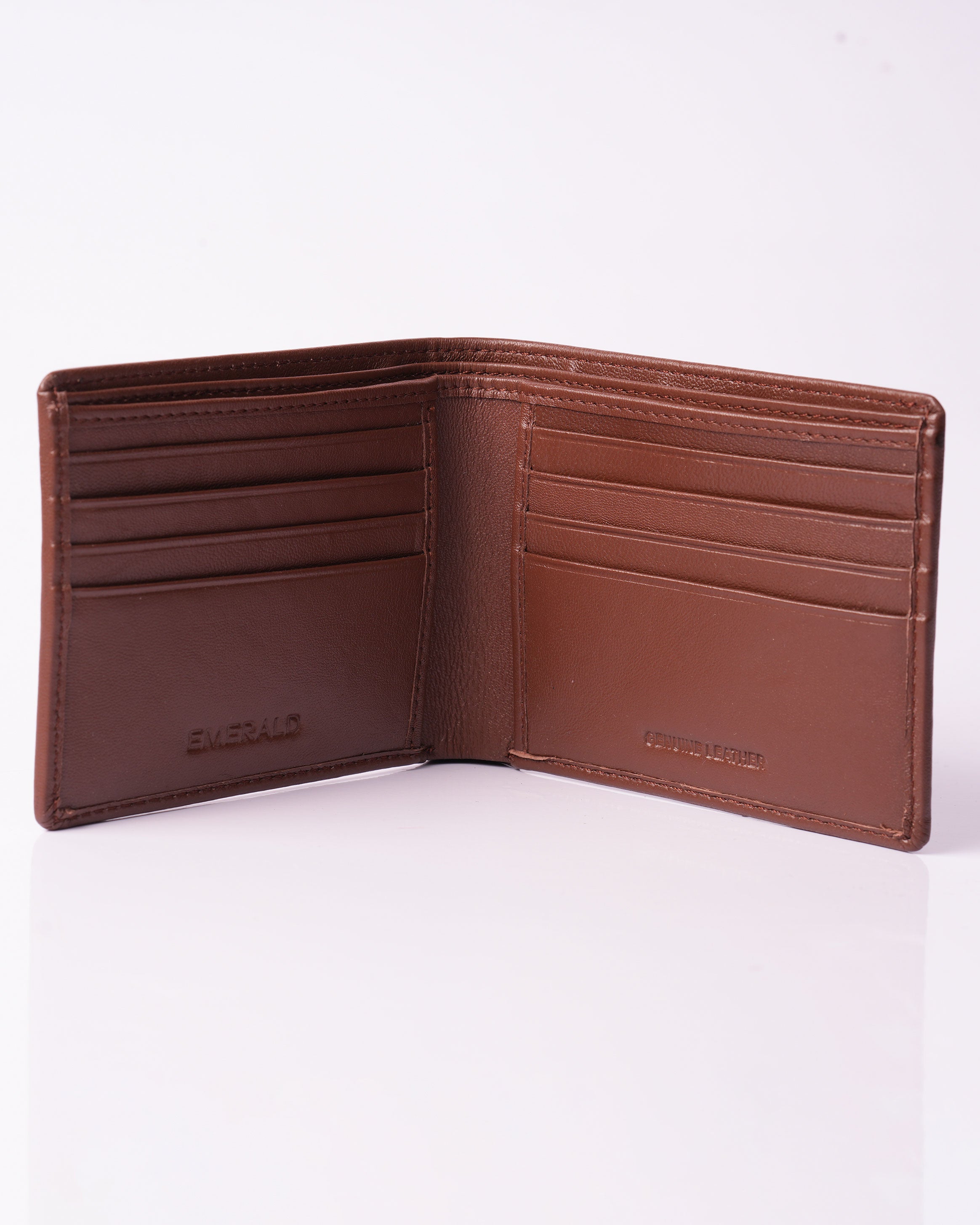 Emerald BI-Fold Wallet-Coffee