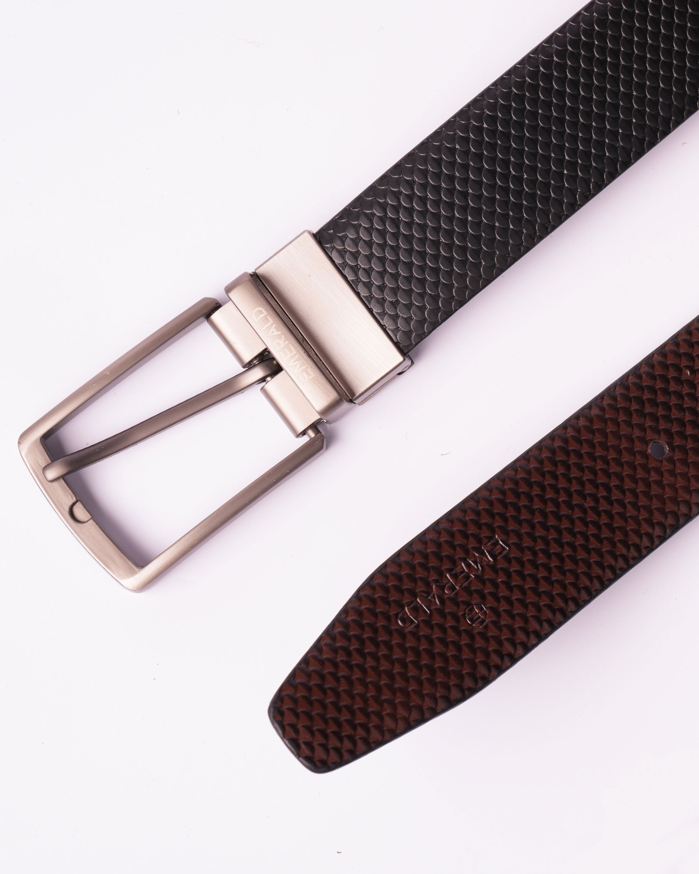 Emerald Reversible Belt - Black & Brown