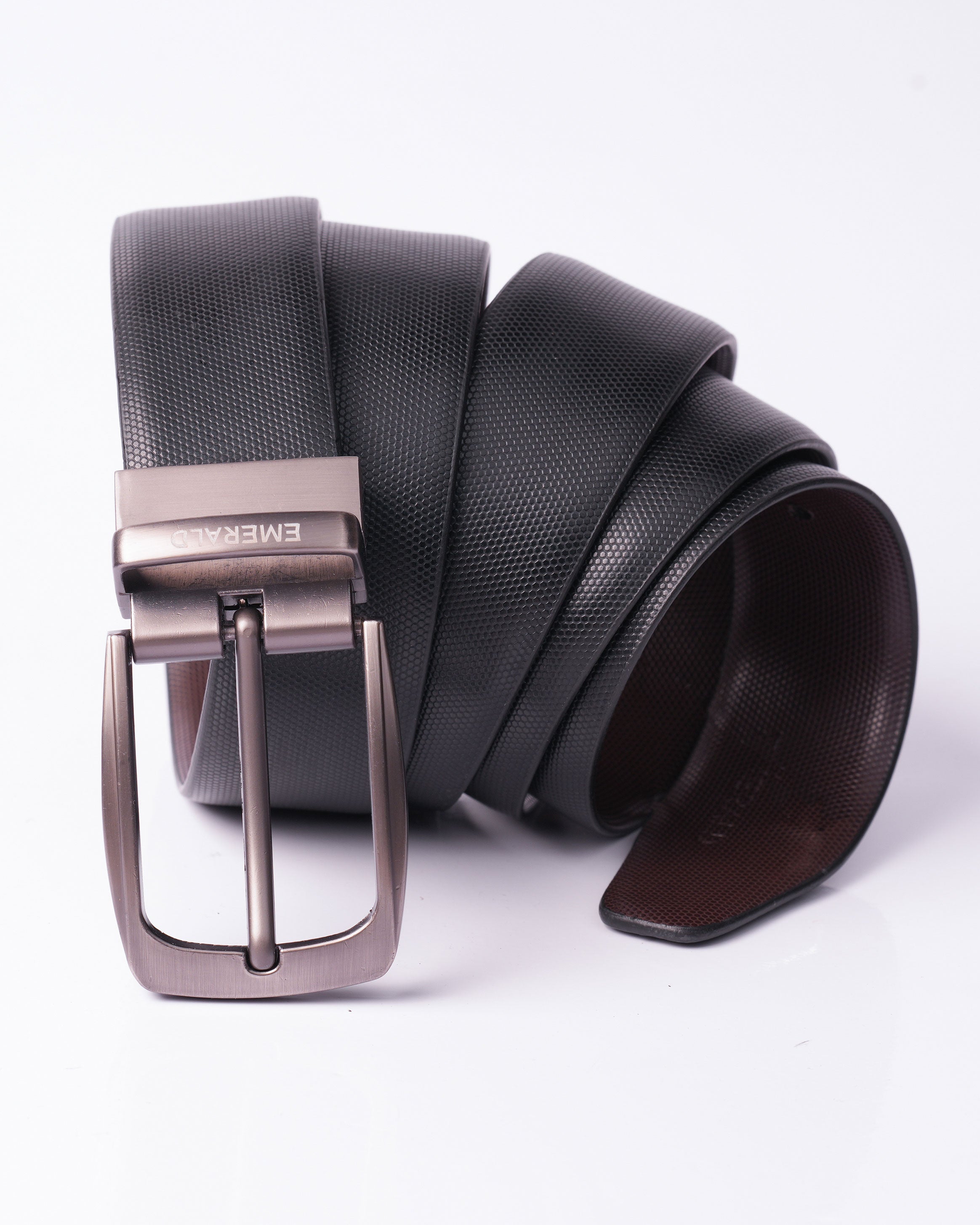 Emerald Reversible Belt - Black & Brown