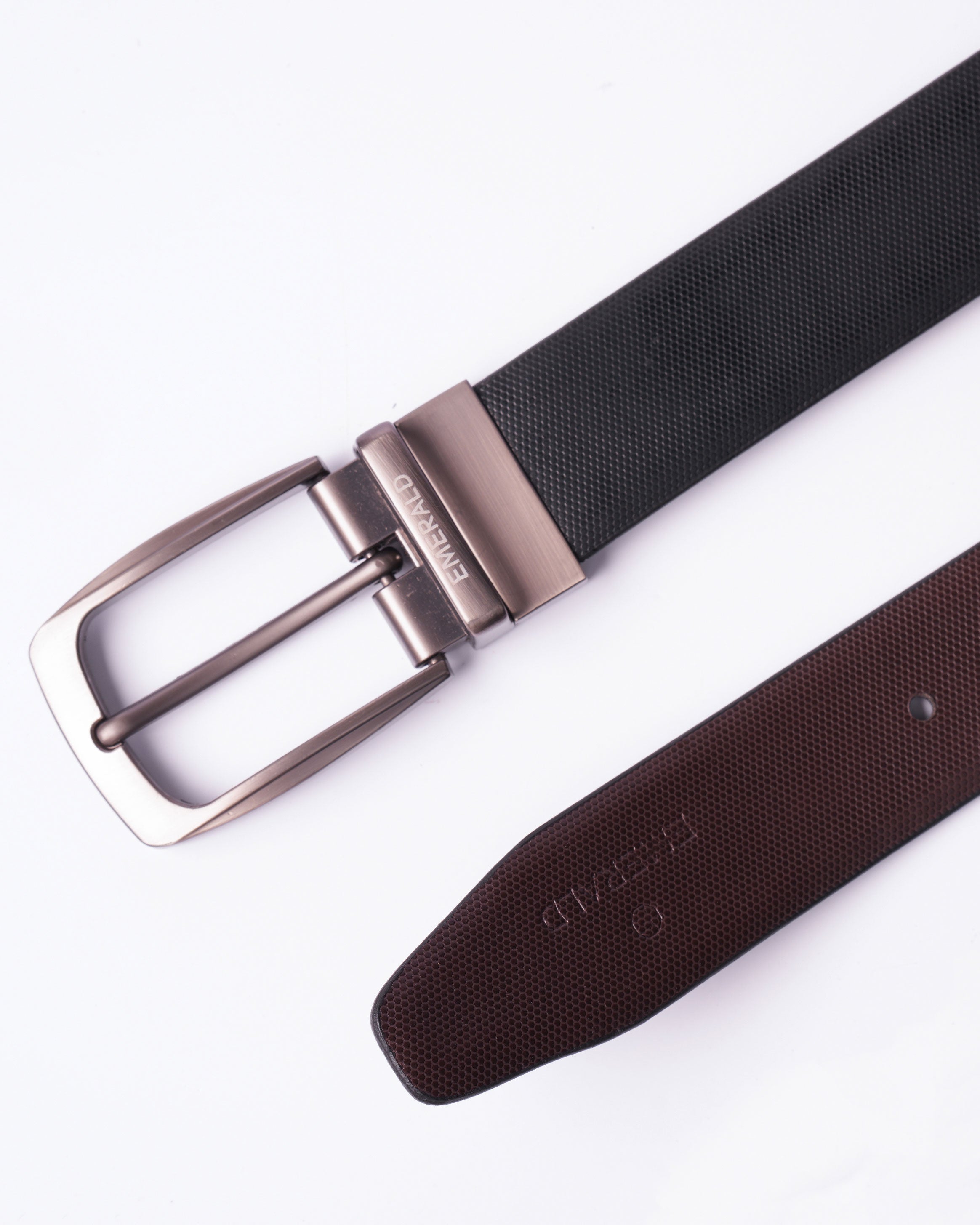 Emerald Reversible Belt - Black & Brown