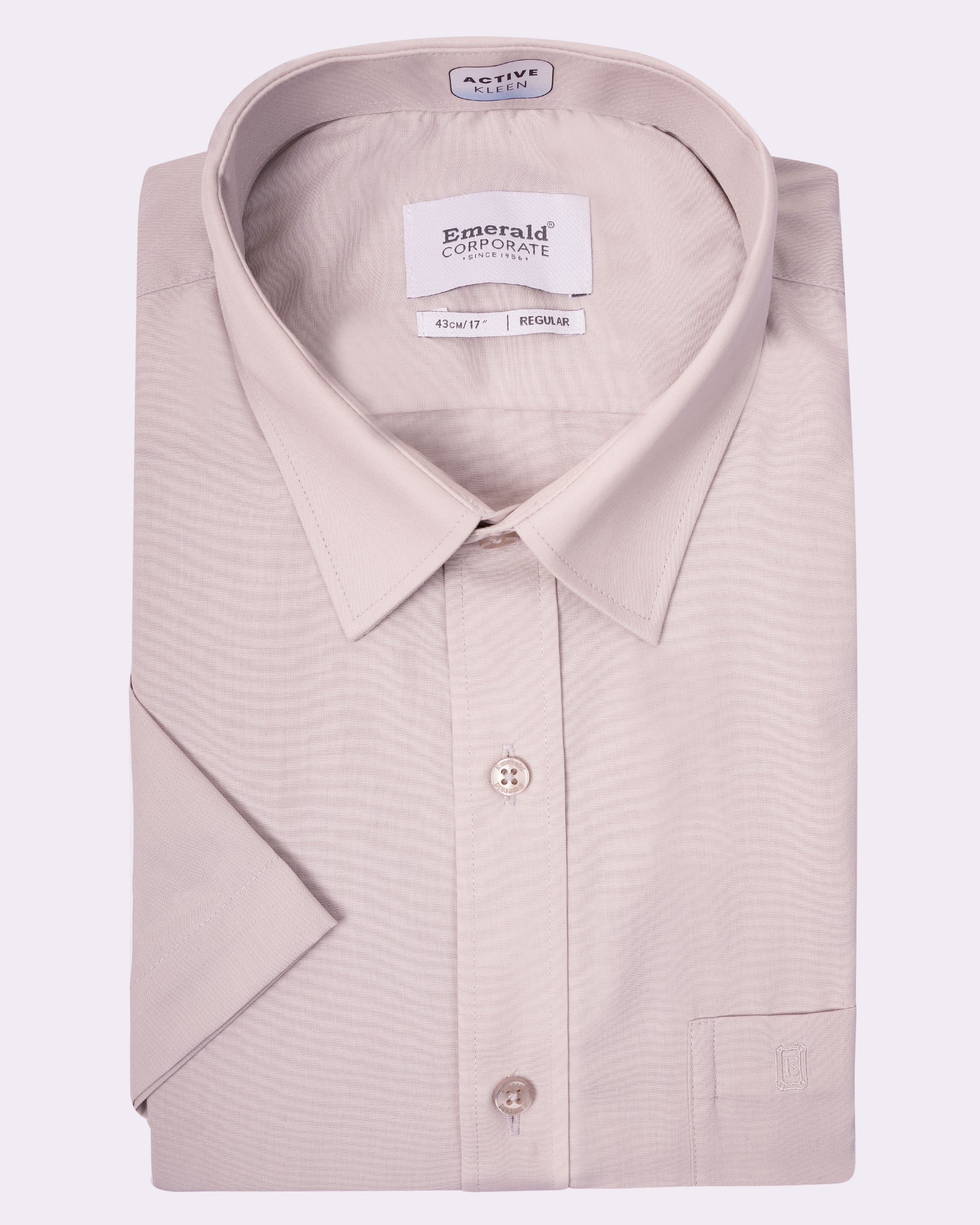 Emerald Corporate Plain Regular Fit - Ash