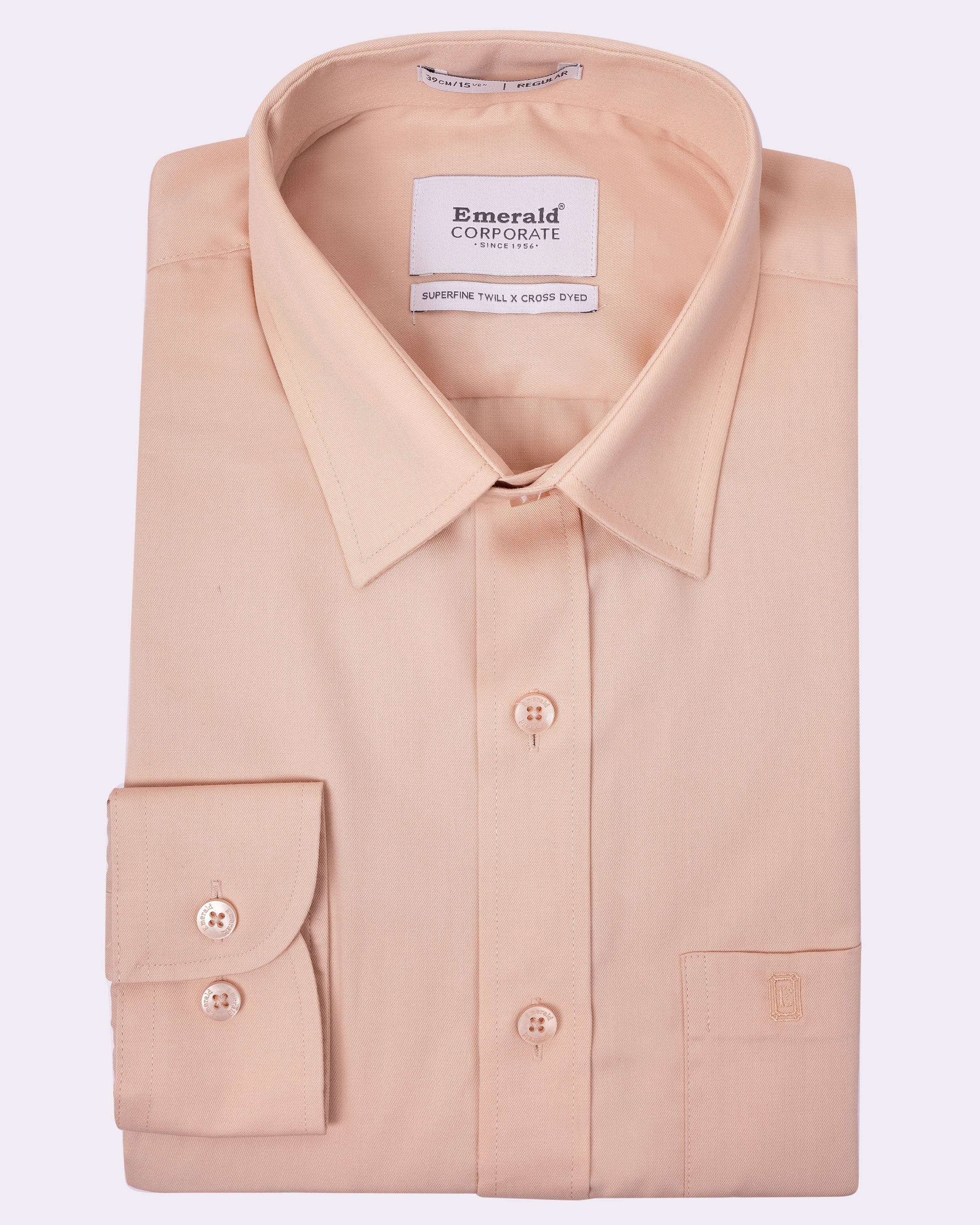 Emerald Corporate Twill Regular Fit - Yellow Rattan