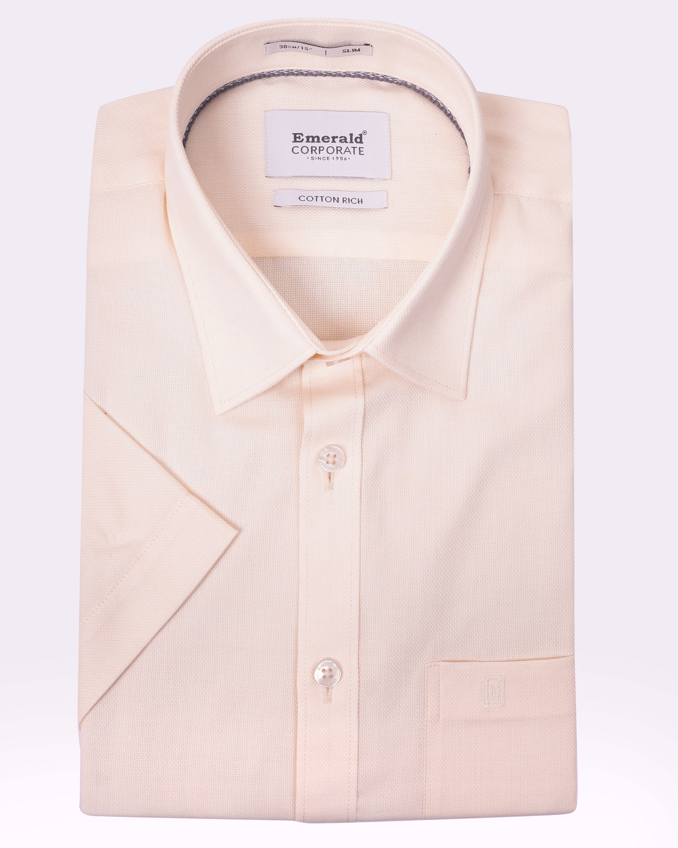 Emerald Corporate Royal Oxford Slim Fit - White Swan