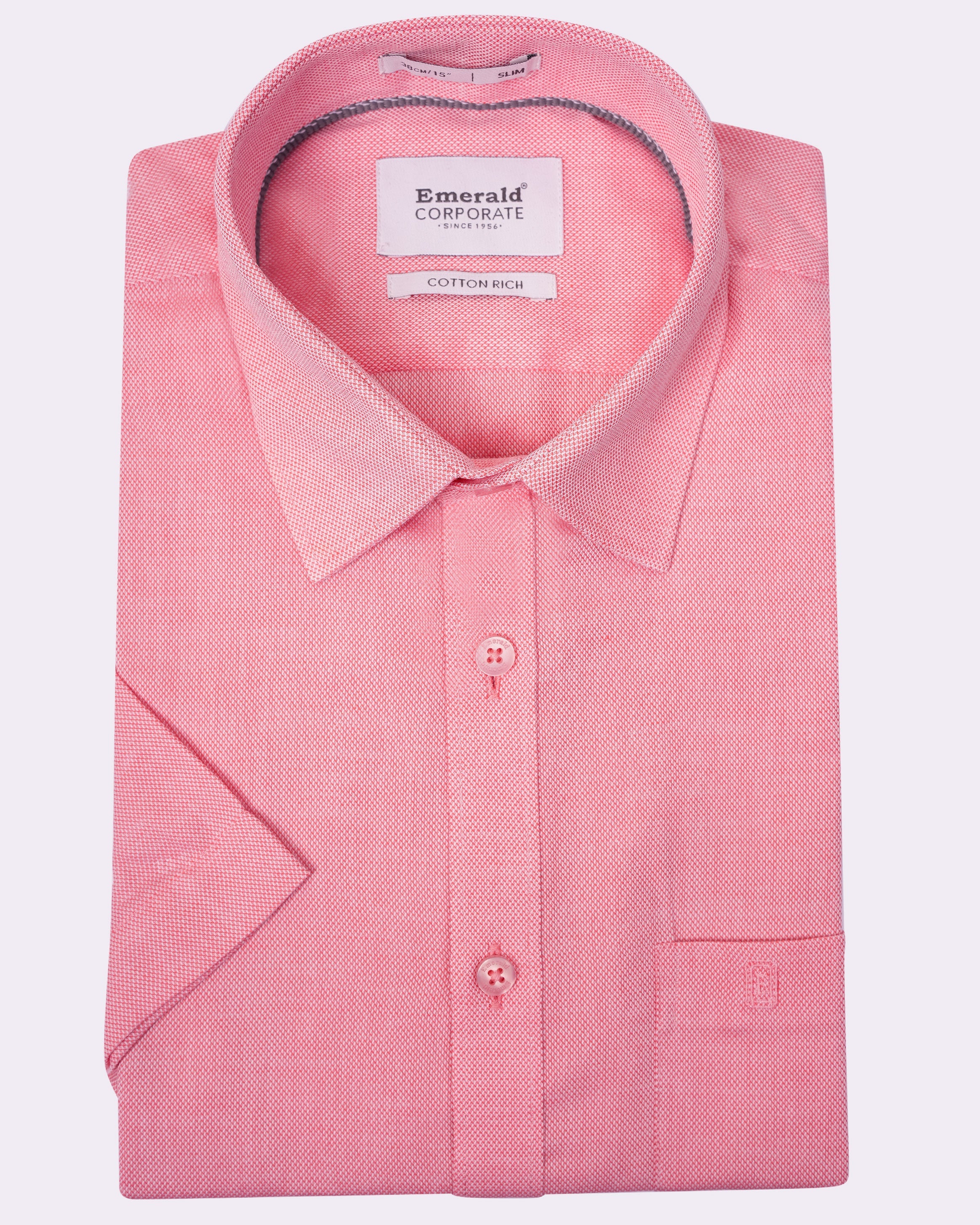 Emerald Corporate Royal Oxford Slim Fit - Tango Red