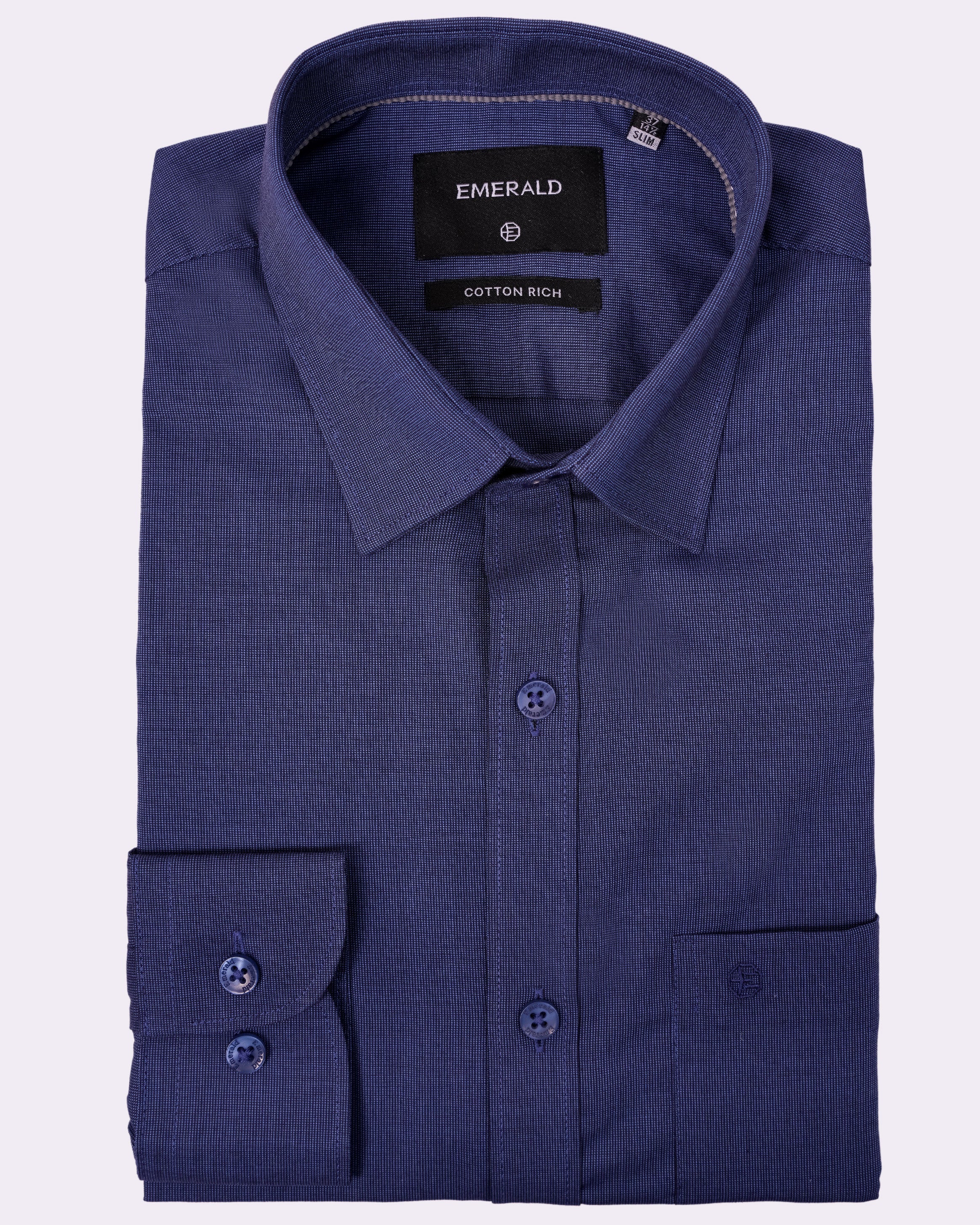 Emerald Corporate Tril A Fil Slim Fit - Blue Bell