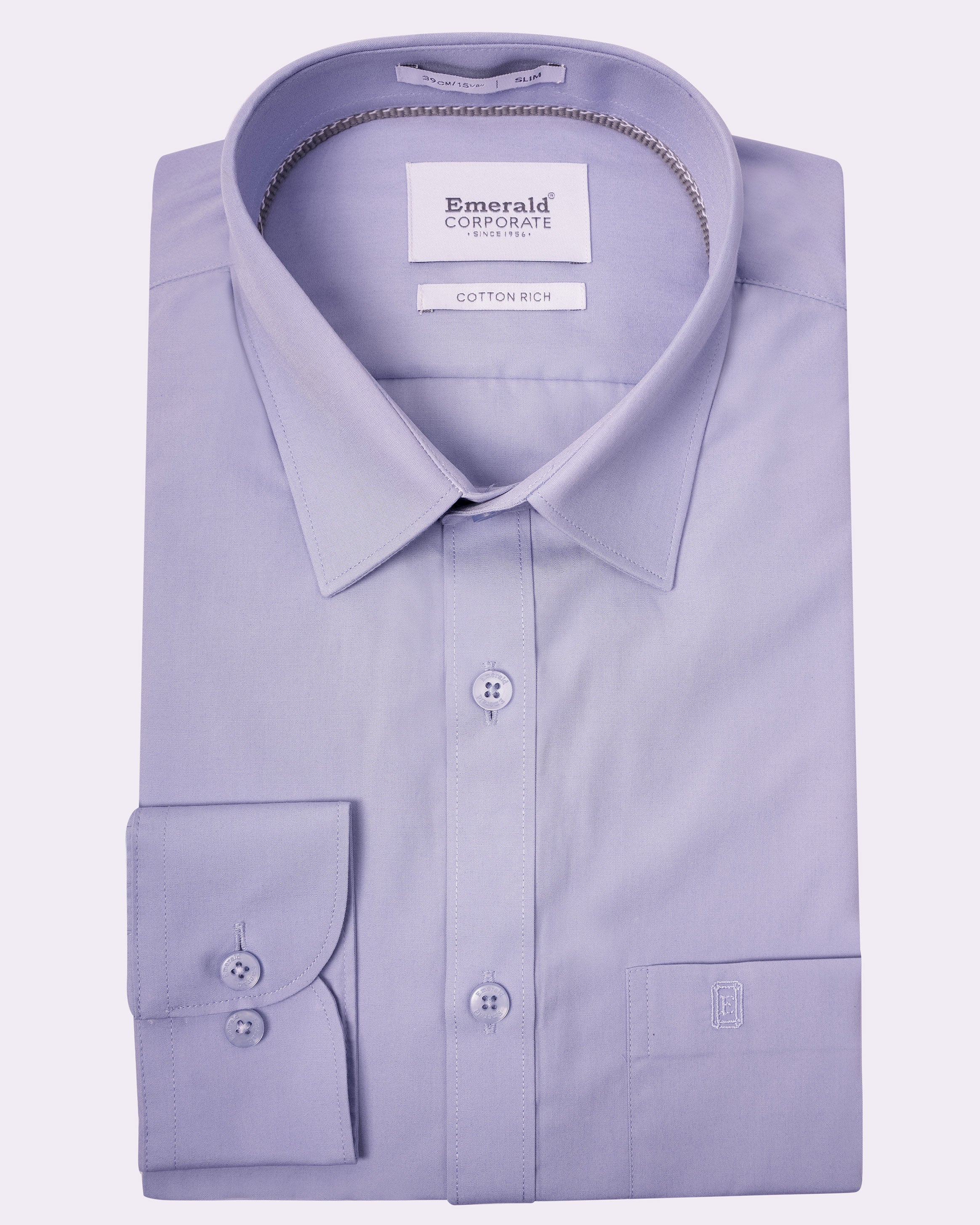 Emerald Corporate Plain Slim Fit - Blue Ultramarine