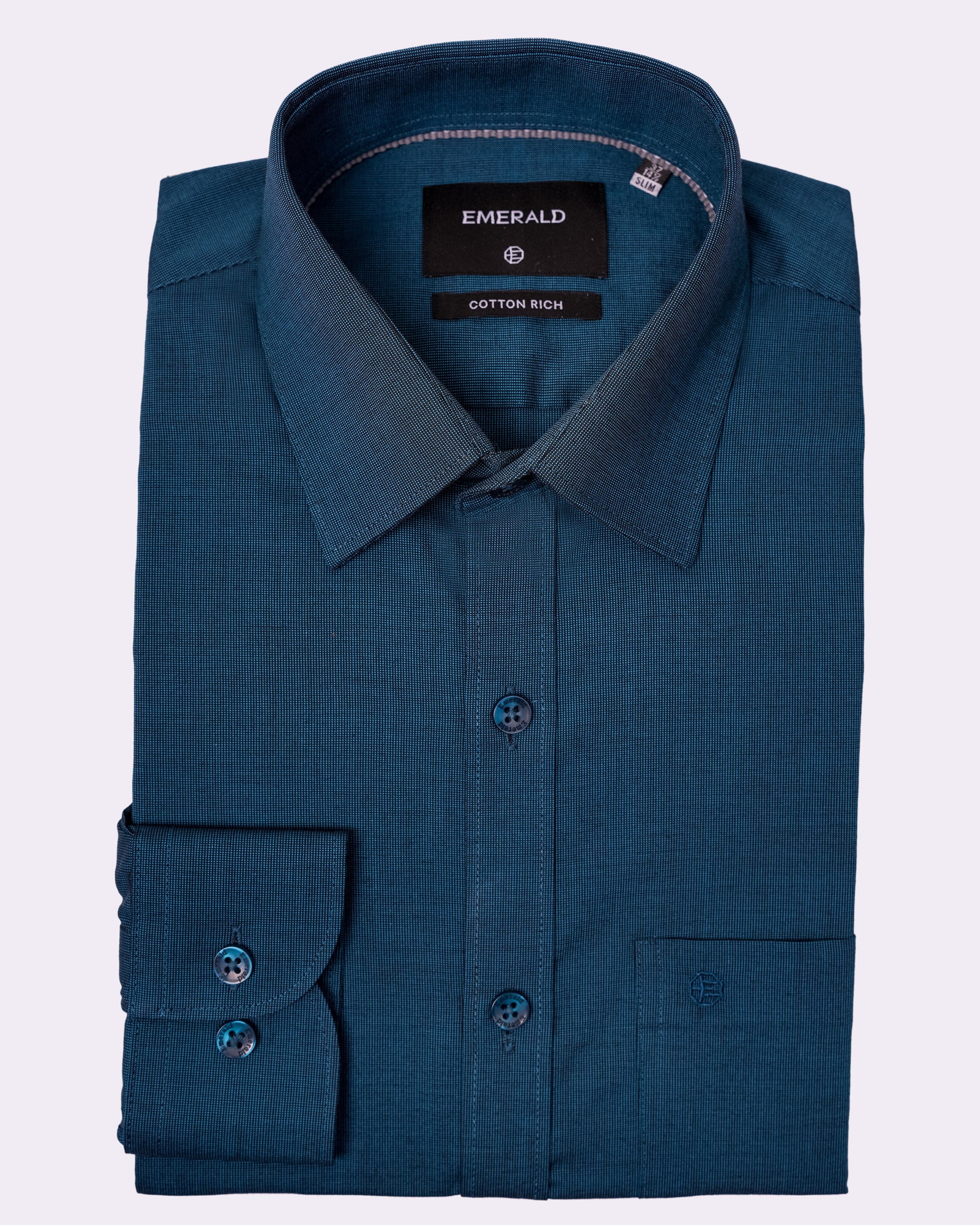 Emerald Corporate Tril A Fil Slim Fit - Midnight