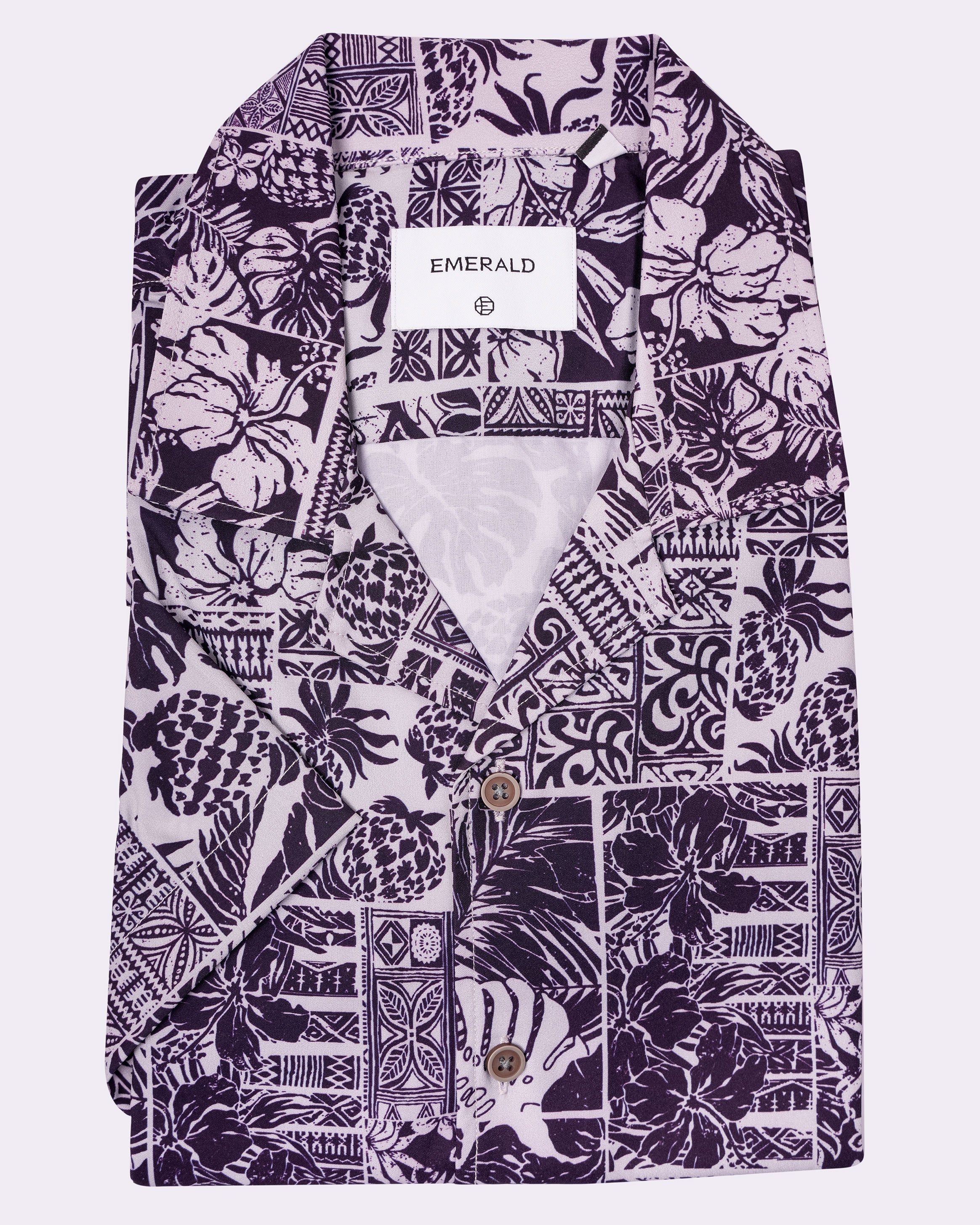 Emerald Casual Printed Leisure Fit - Merlin