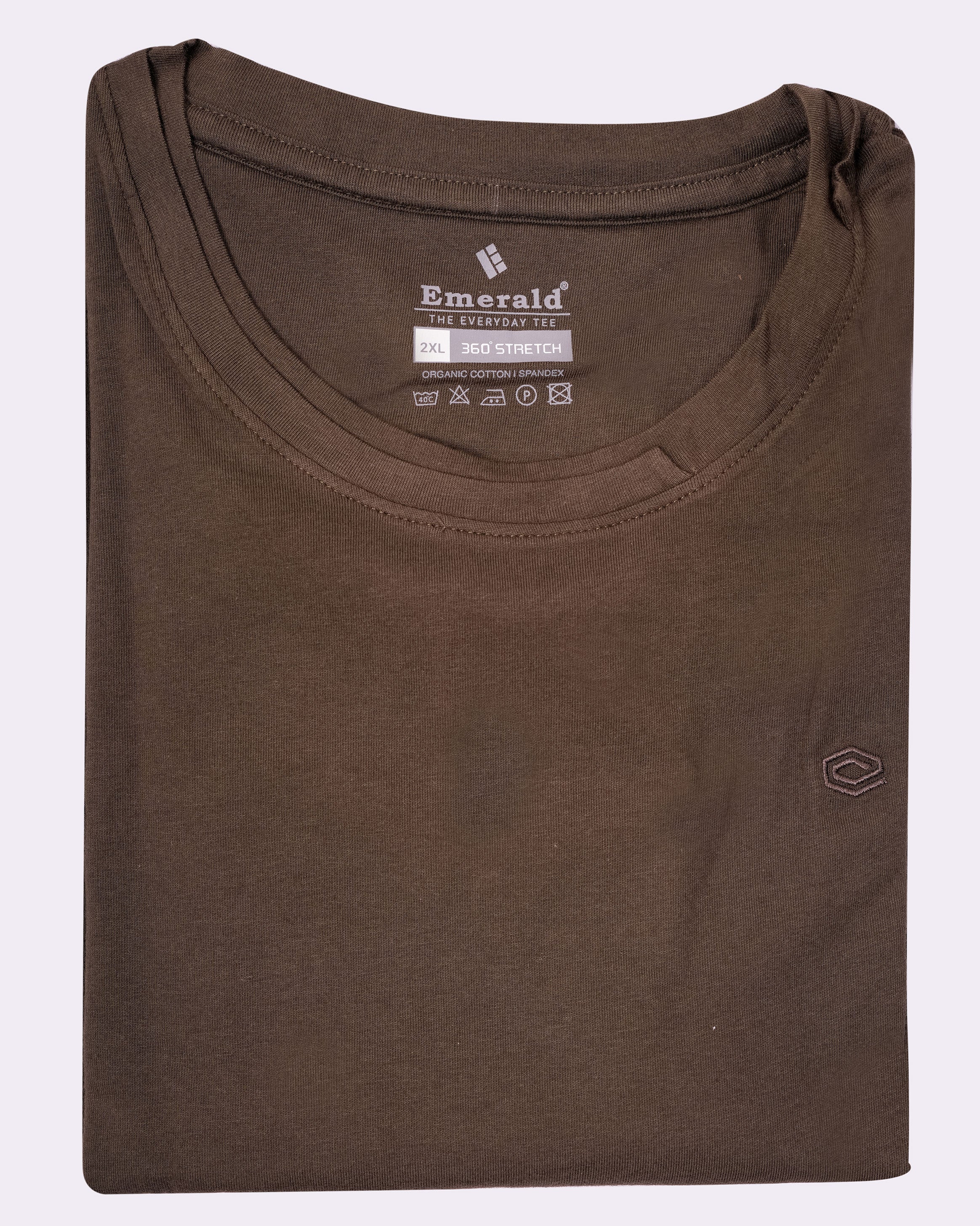 Emerald Oversized Plain Tee - Olive