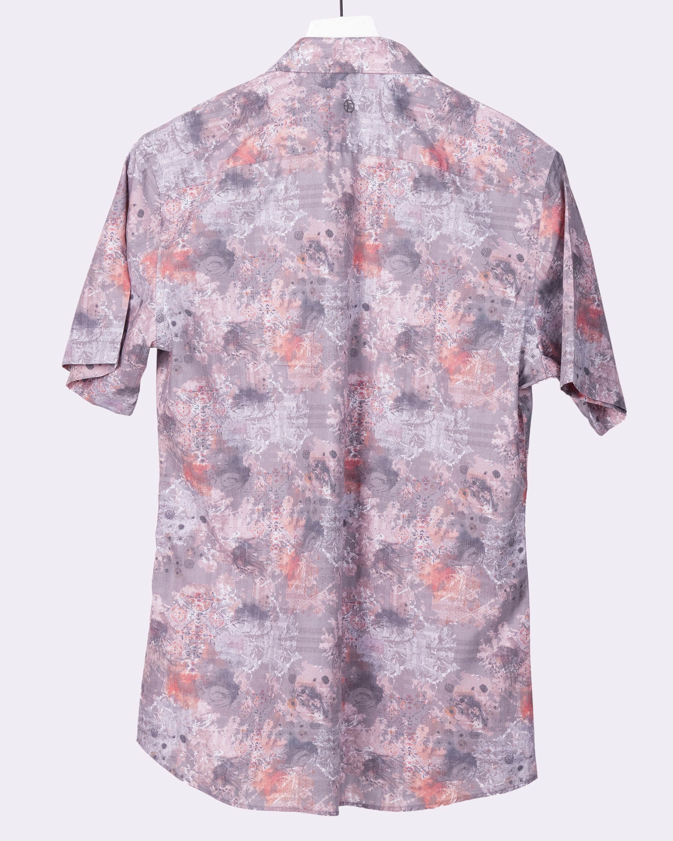 Emerald Casual Printed Slim Fit - Cashmere Blue