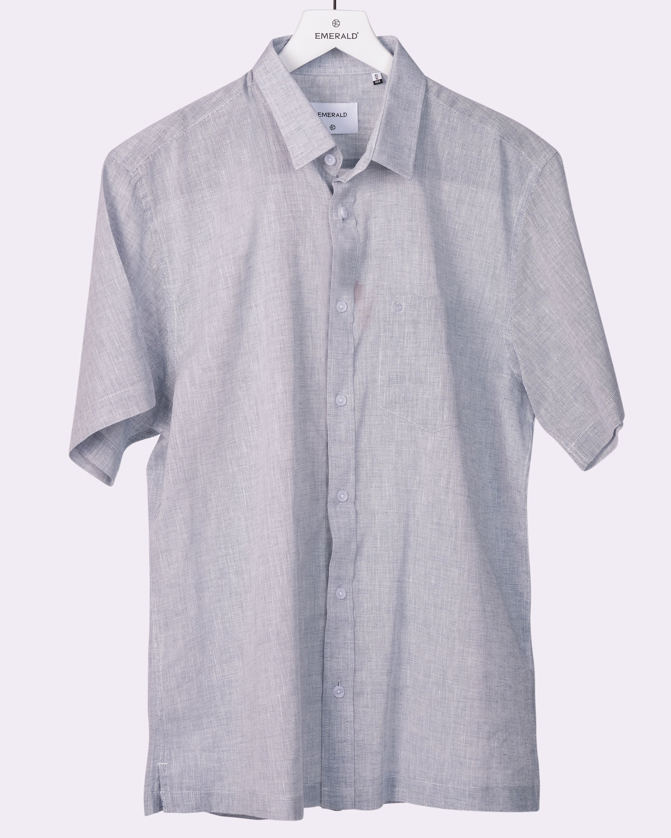 Emerald Casual Plain Regular Fit - Blue Aquamarine