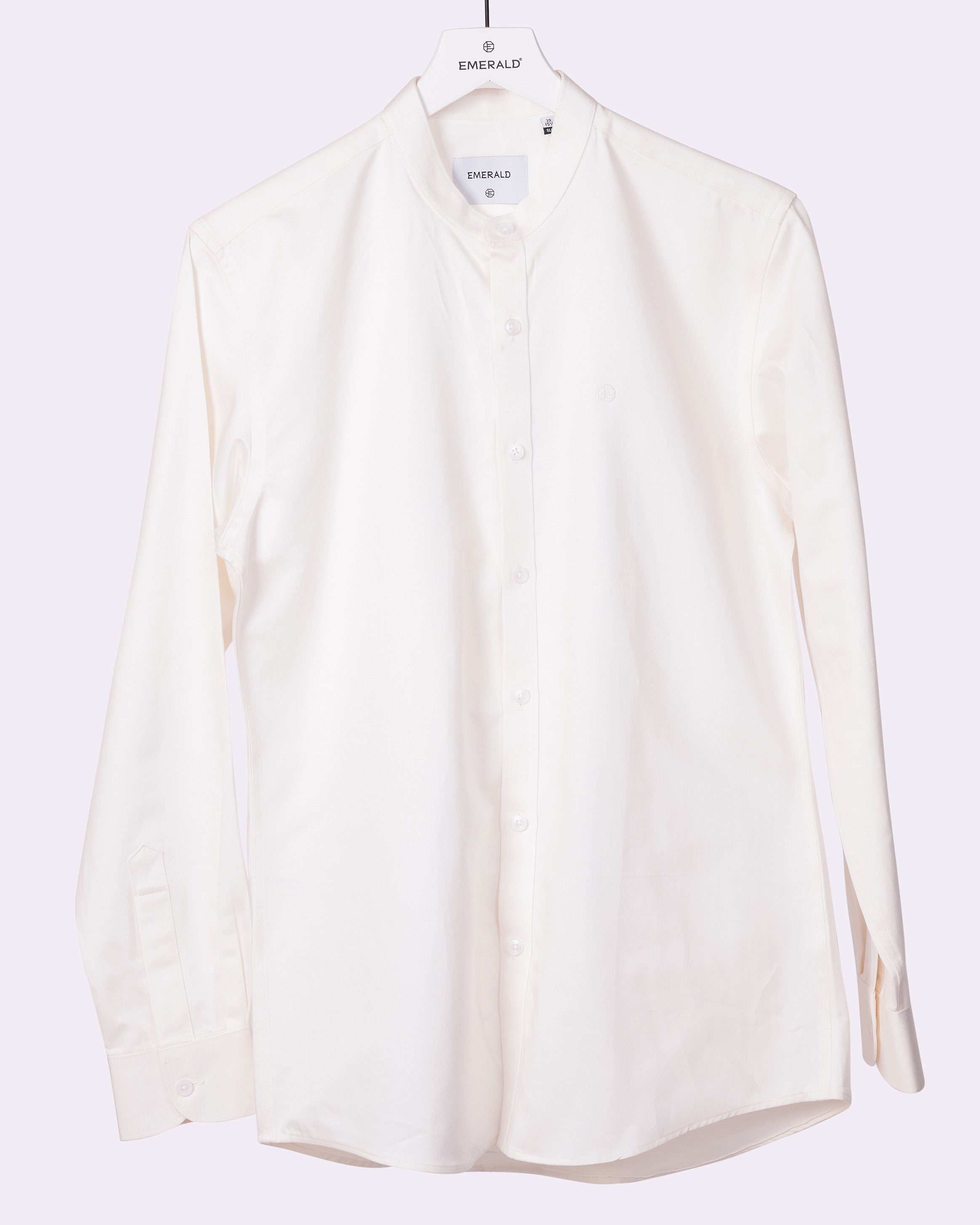 Emerald Casual Plain Slim Fit - Cloud Dancer