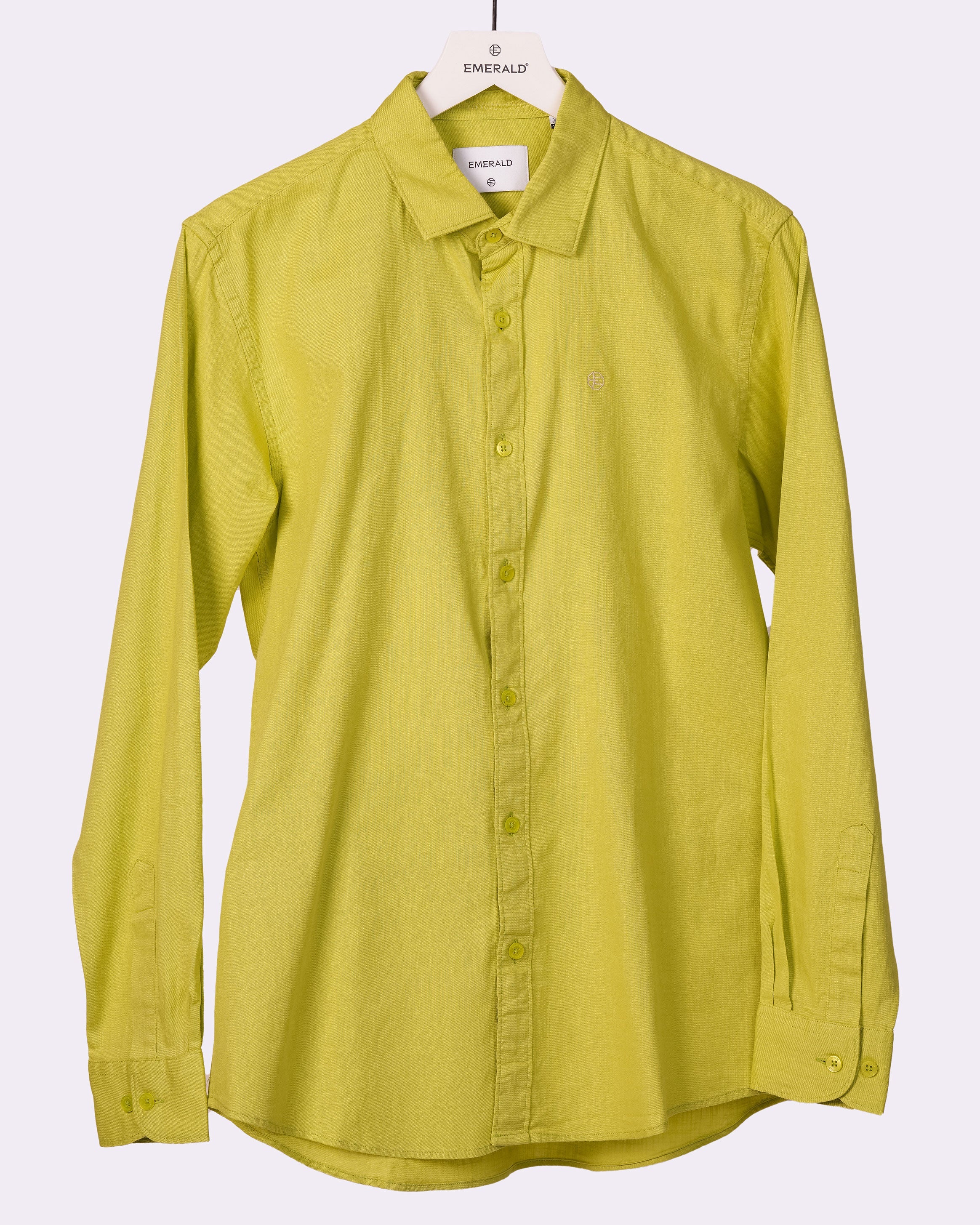 Emerald Casual Plain Slim Fit - Green Peridot