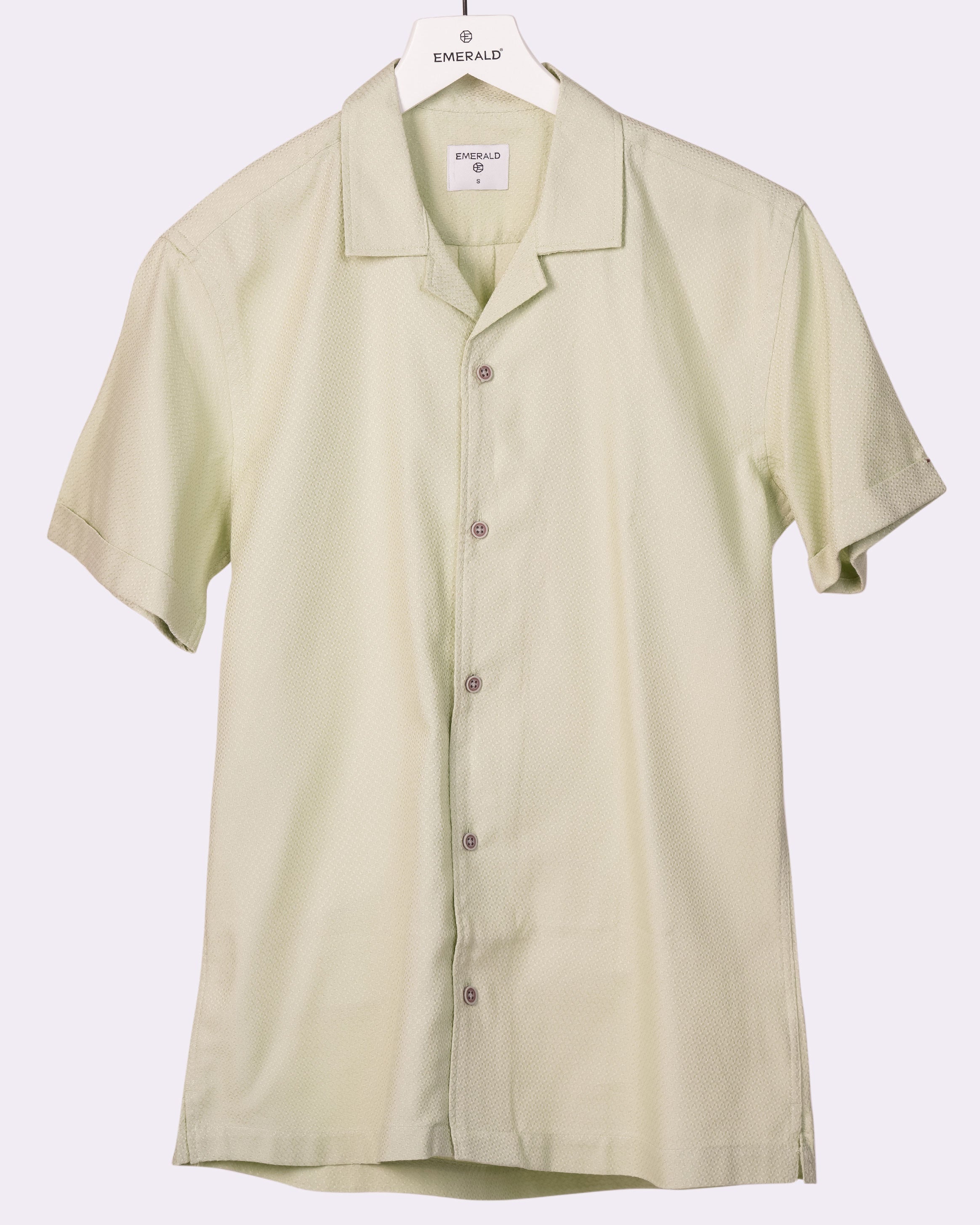 Emerald Casual Jacquard Oversized - Green Jadesheen