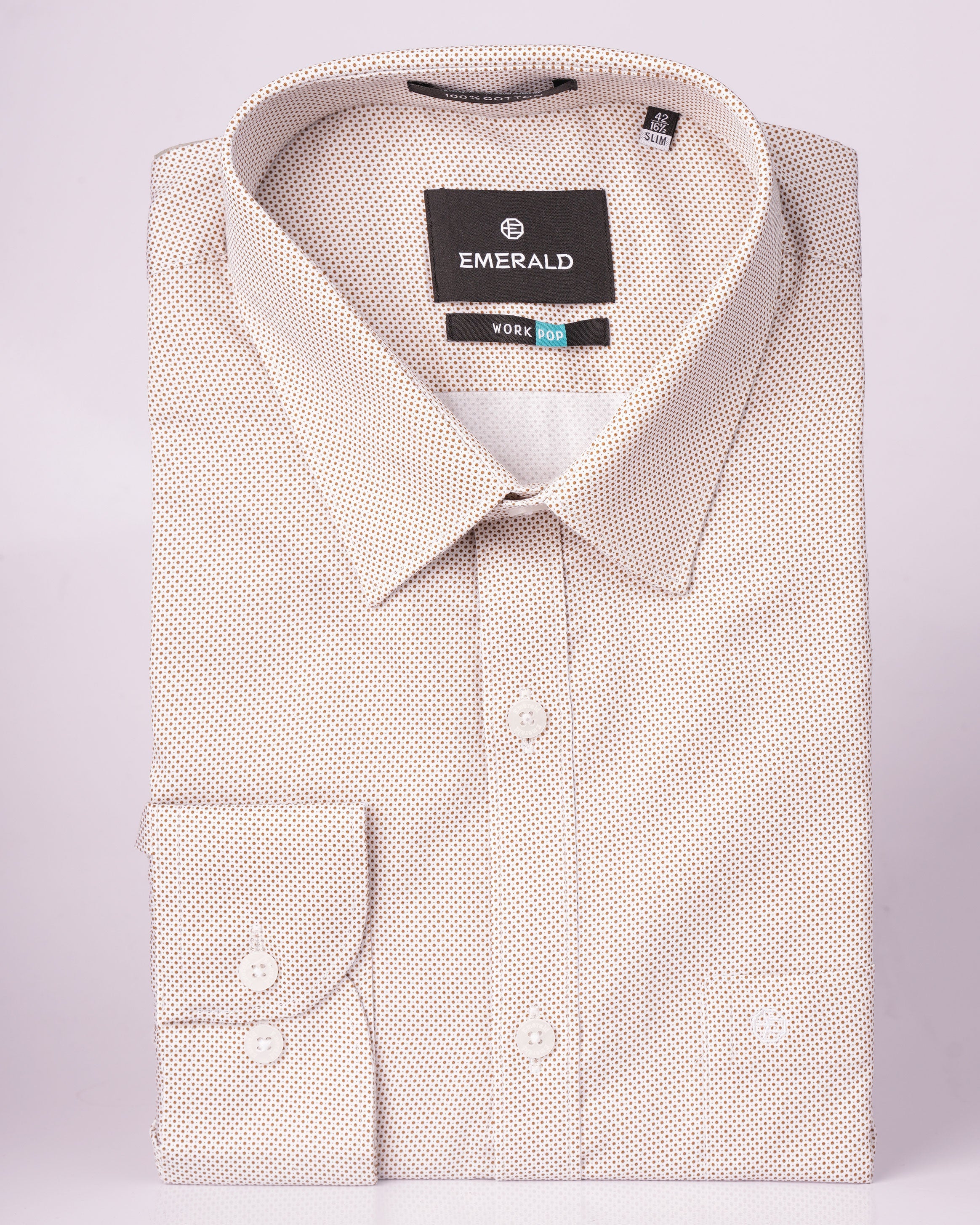 Emerald Formal Printed Slim Fit - Blue