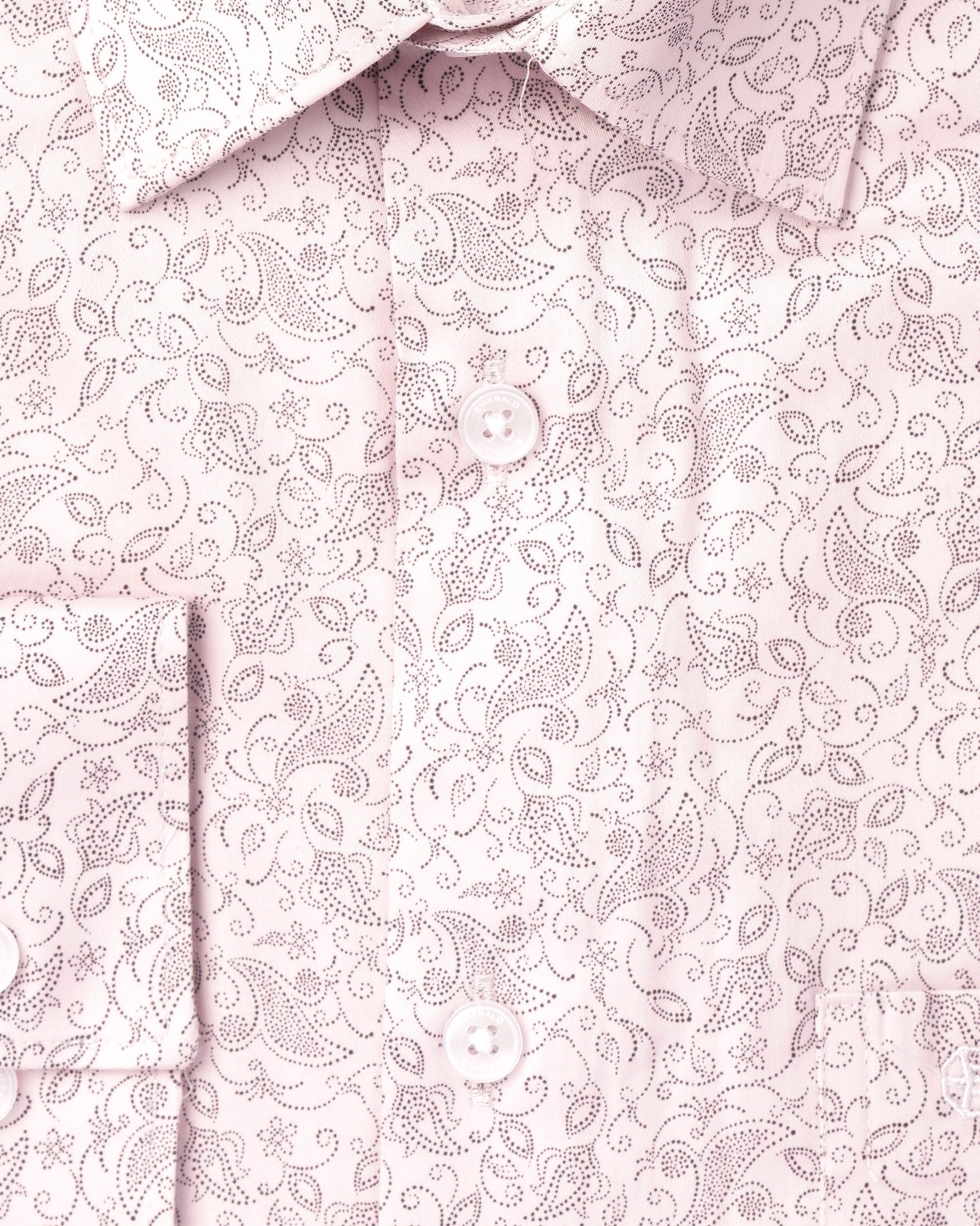 Emerald Formal Printed Slim Fit - Pine