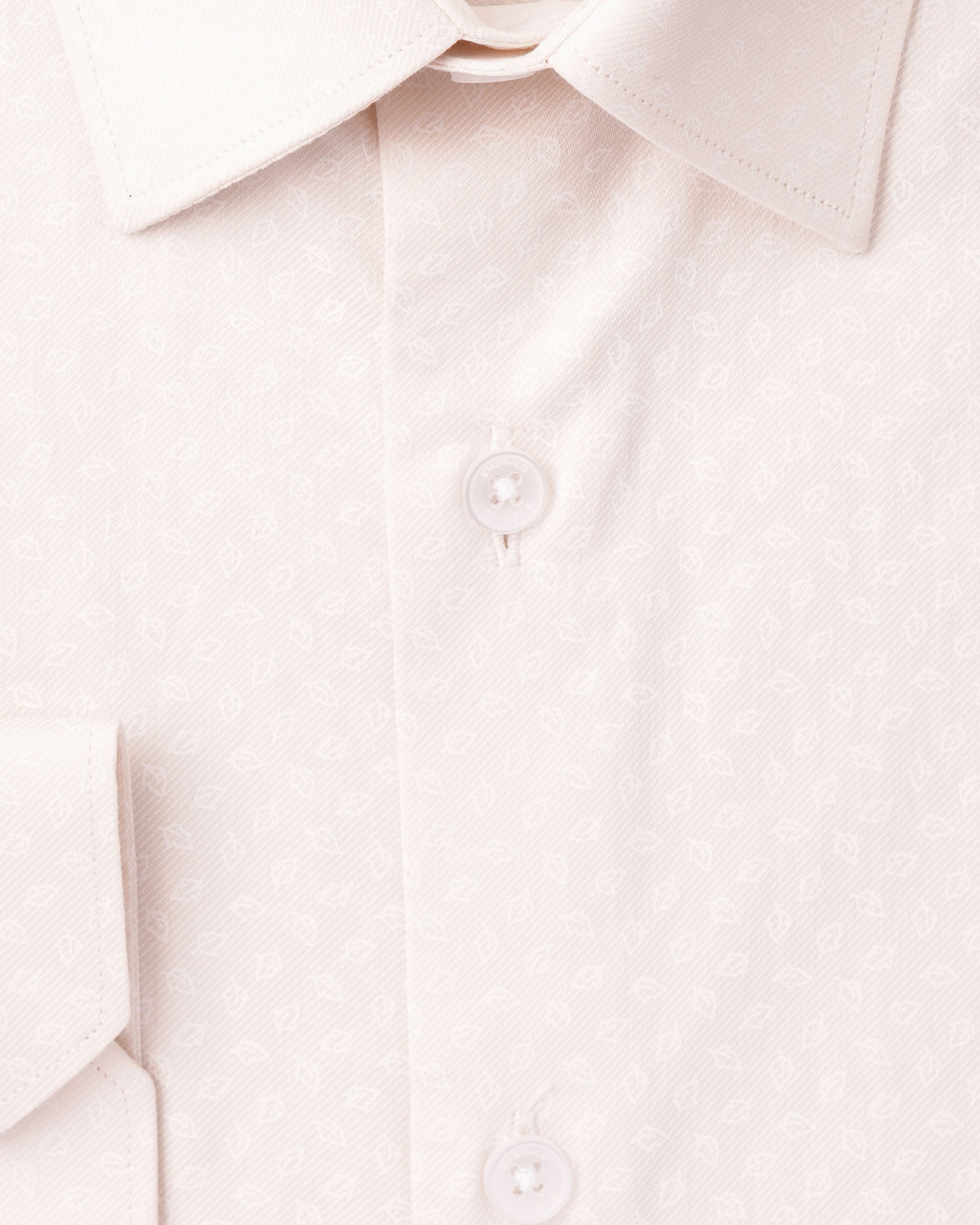 Emerald Formal Printed Slim Fit - Optic White
