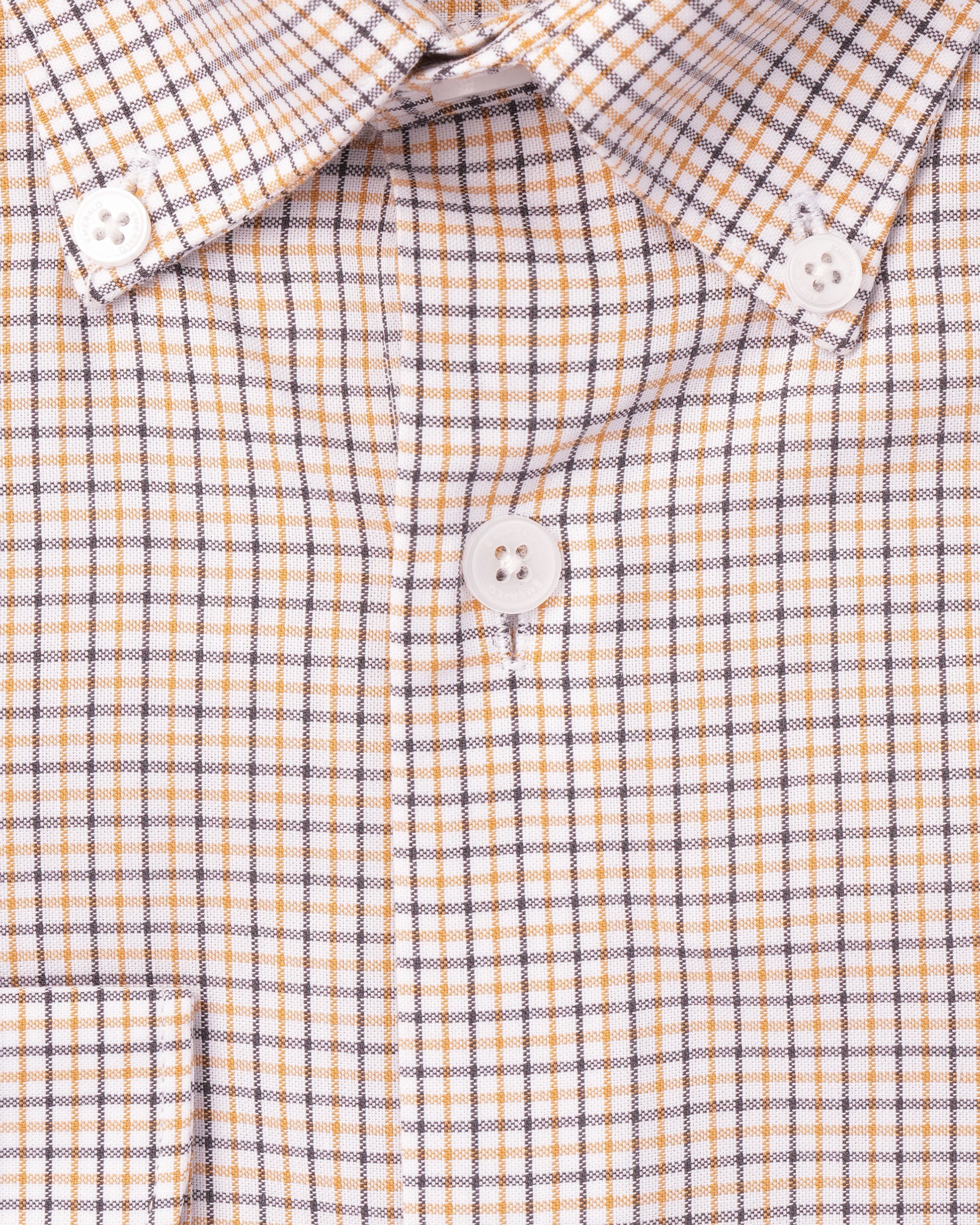Emerald Formal Checks Slim Fit - Banana Cream