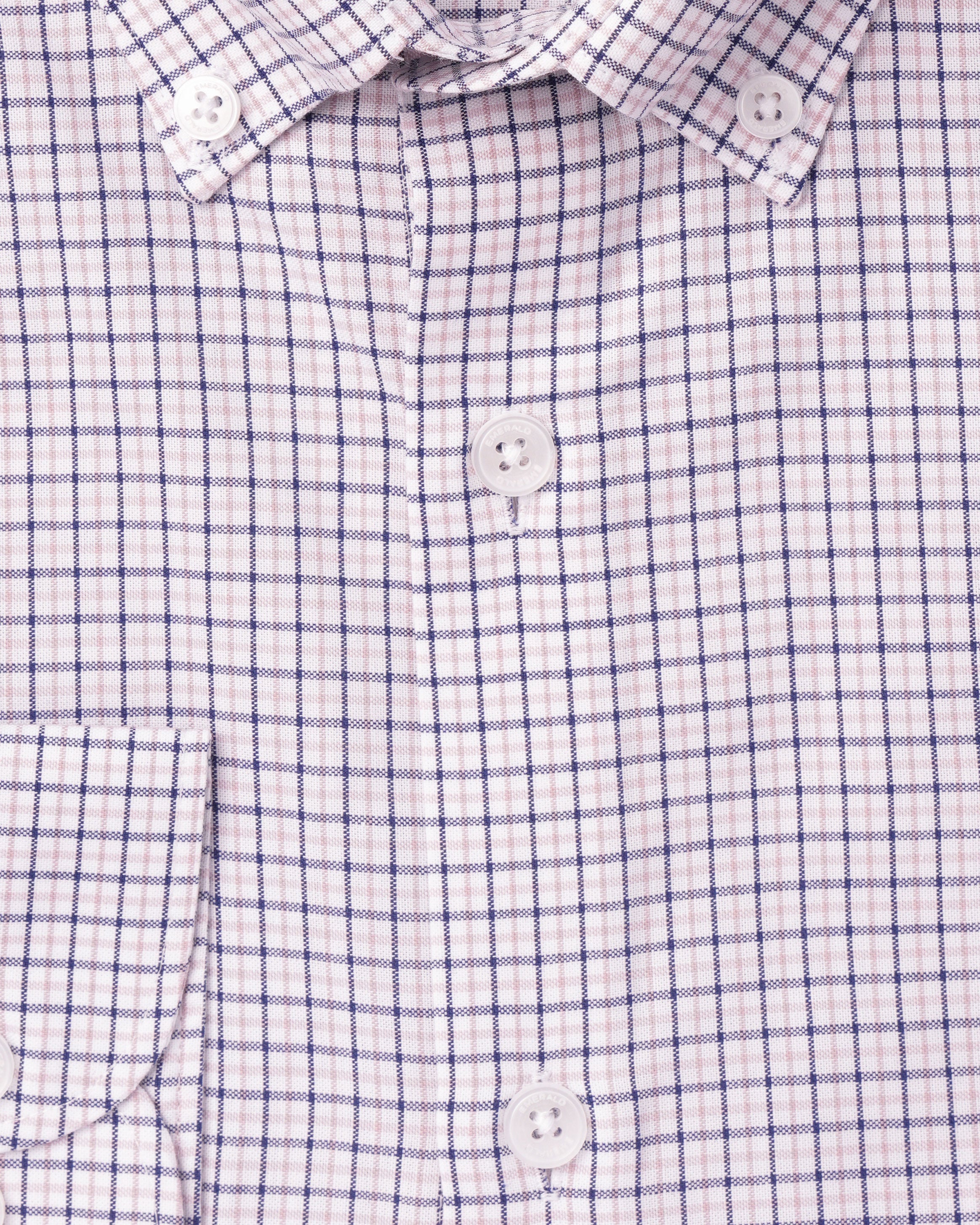 Emerald Formal Checks Slim Fit - Honey