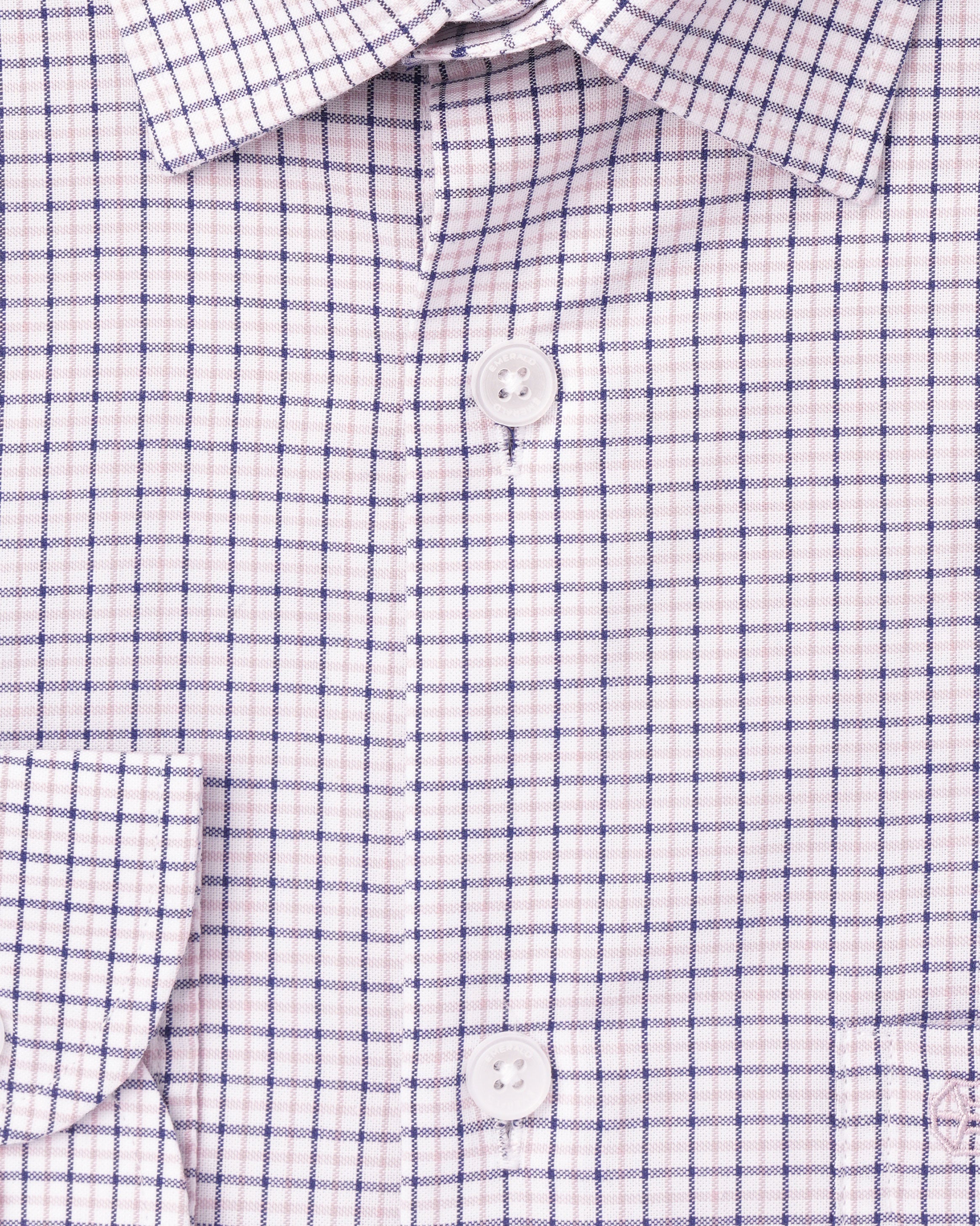 Emerald Formal Checks Regular Fit - Honey
