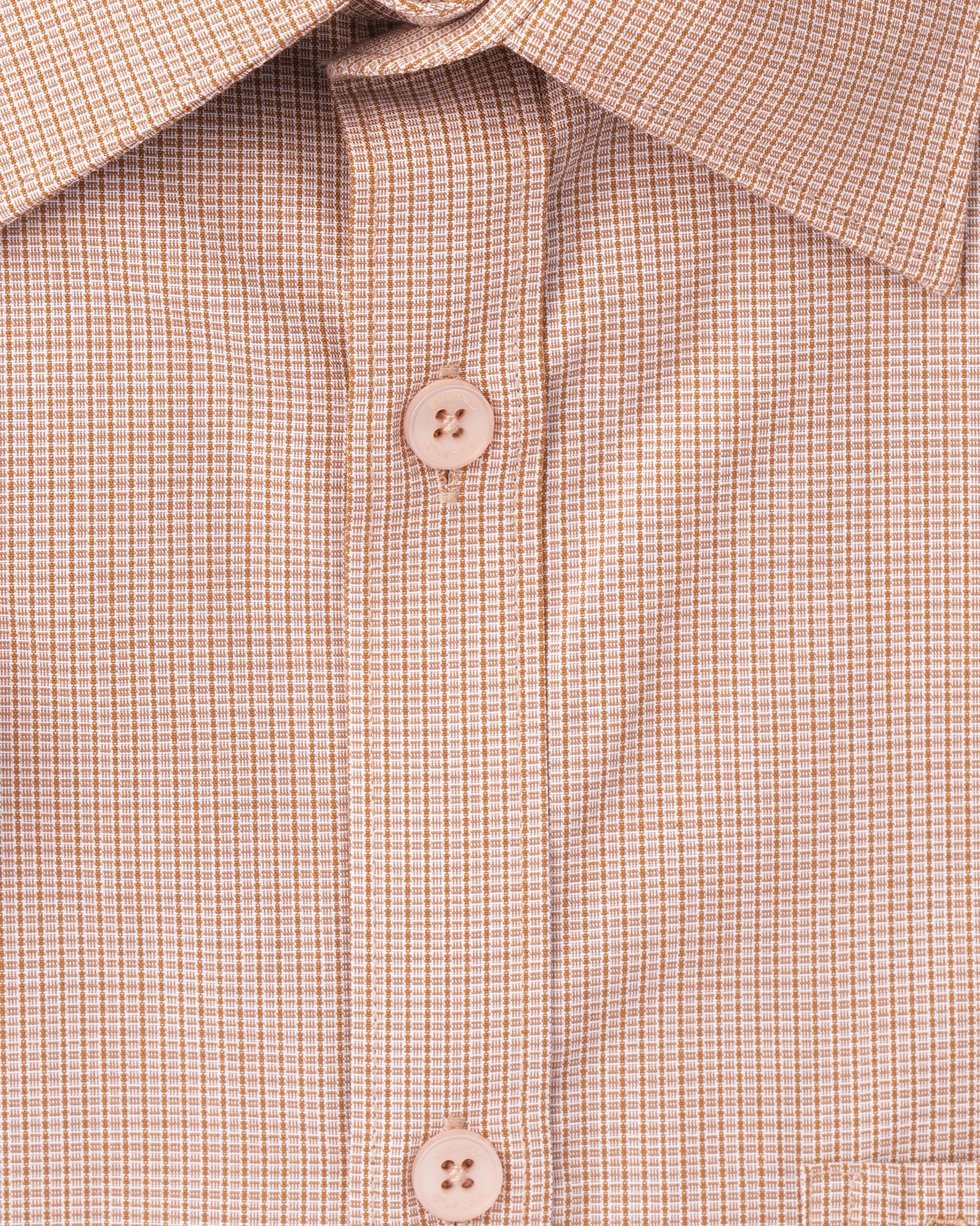 Emerald Formal Printed Slim Fit - Mustard