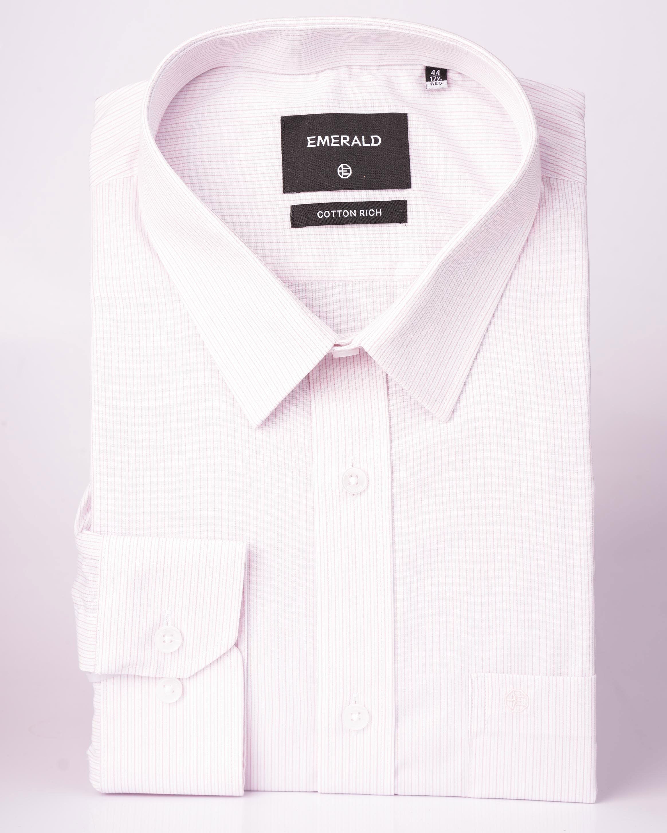 Emerald Formal Stripe Regular Fit - Frabrant Lilac
