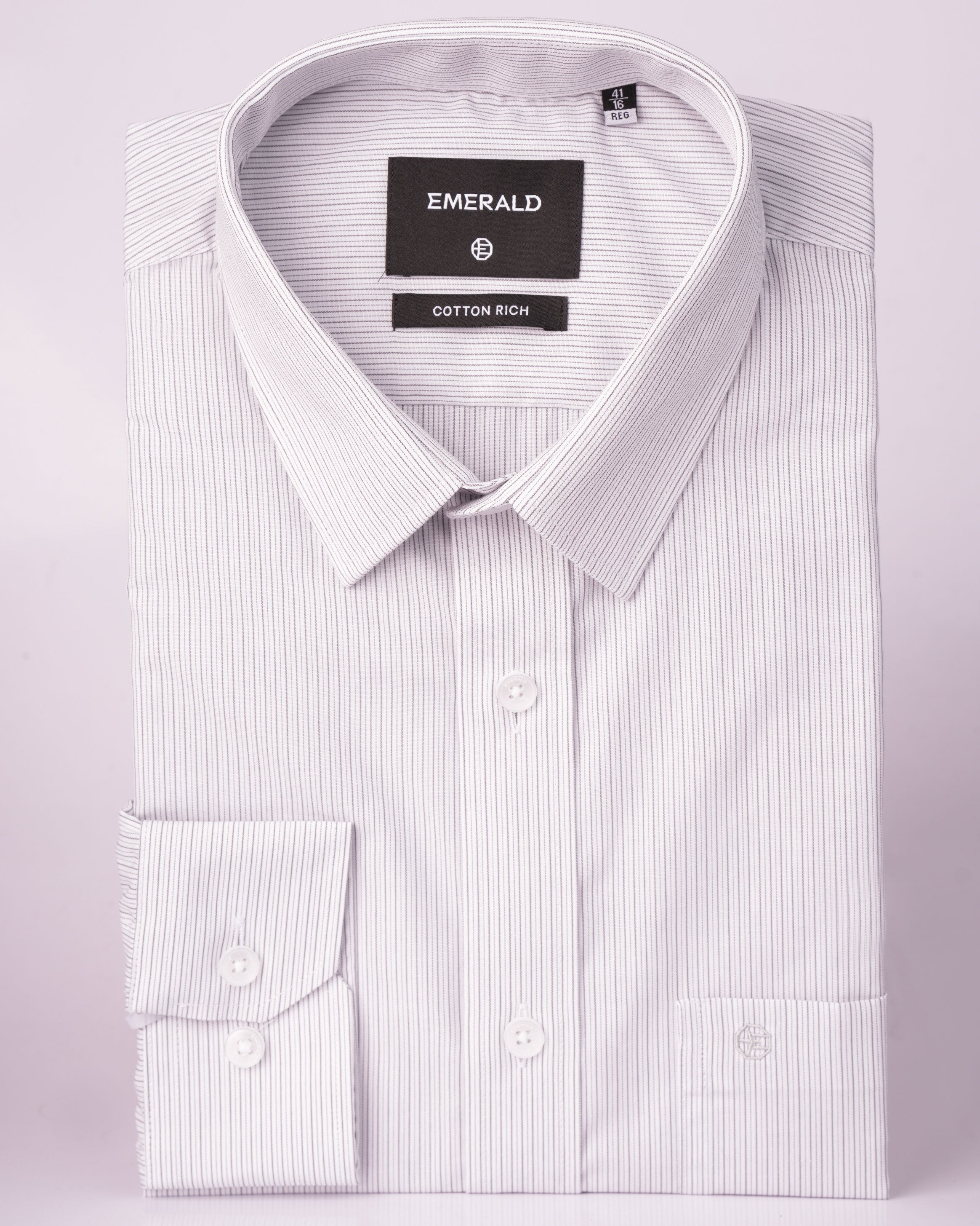 Emerald Formal Stripe Regular Fit - High Rice