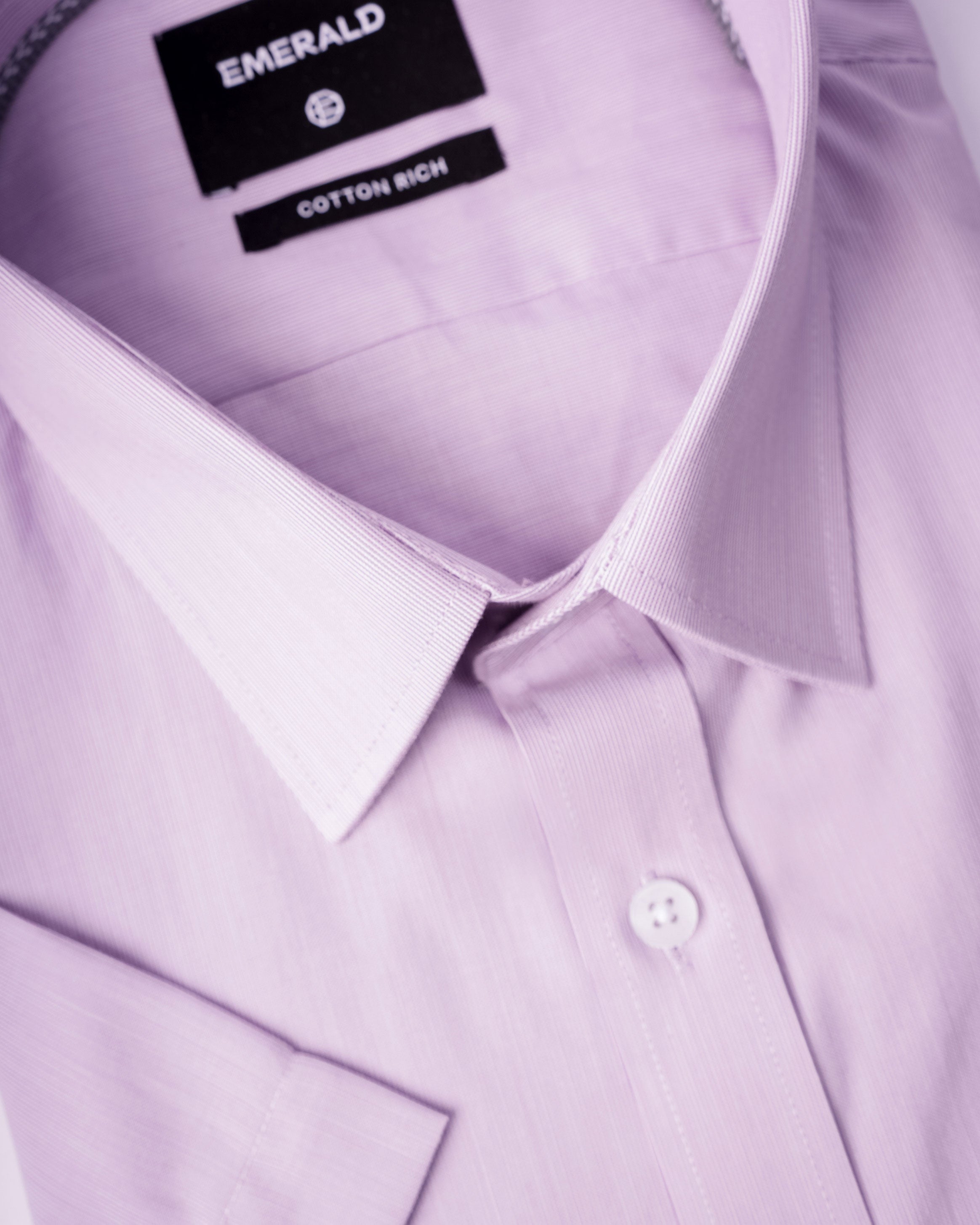 EMERALD CORPORATE REGULAR FIT PIQUE DOBBY-MEDIUM VIOLET