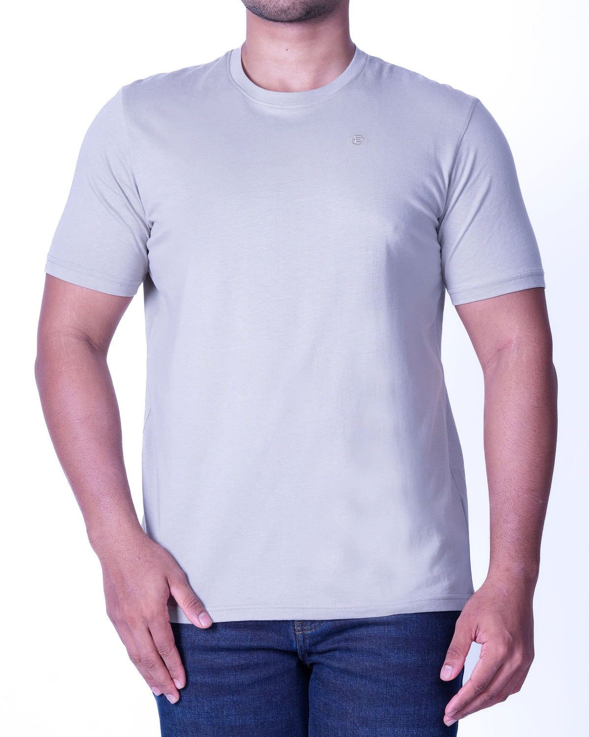 Emerald Crew Neck Plain Slim Fit - High Rice
