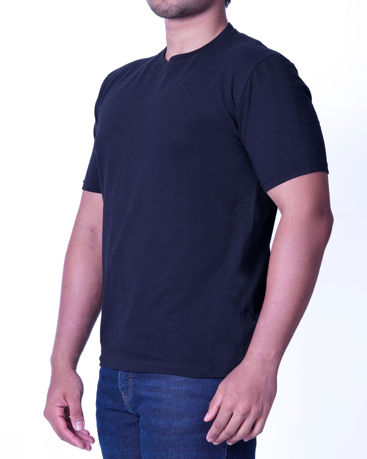 Emerald Crew Neck Plain Slim Fit - Jet Set